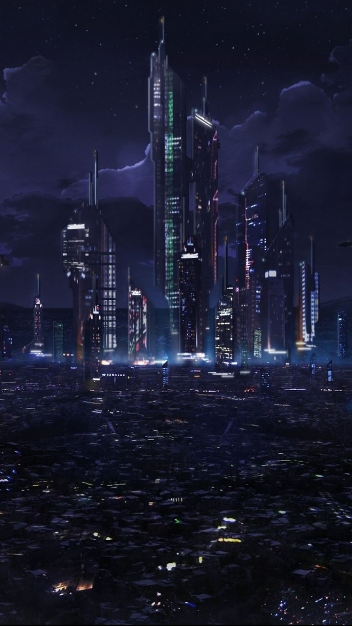 Sci Fi City (720x1280) Wallpaper
