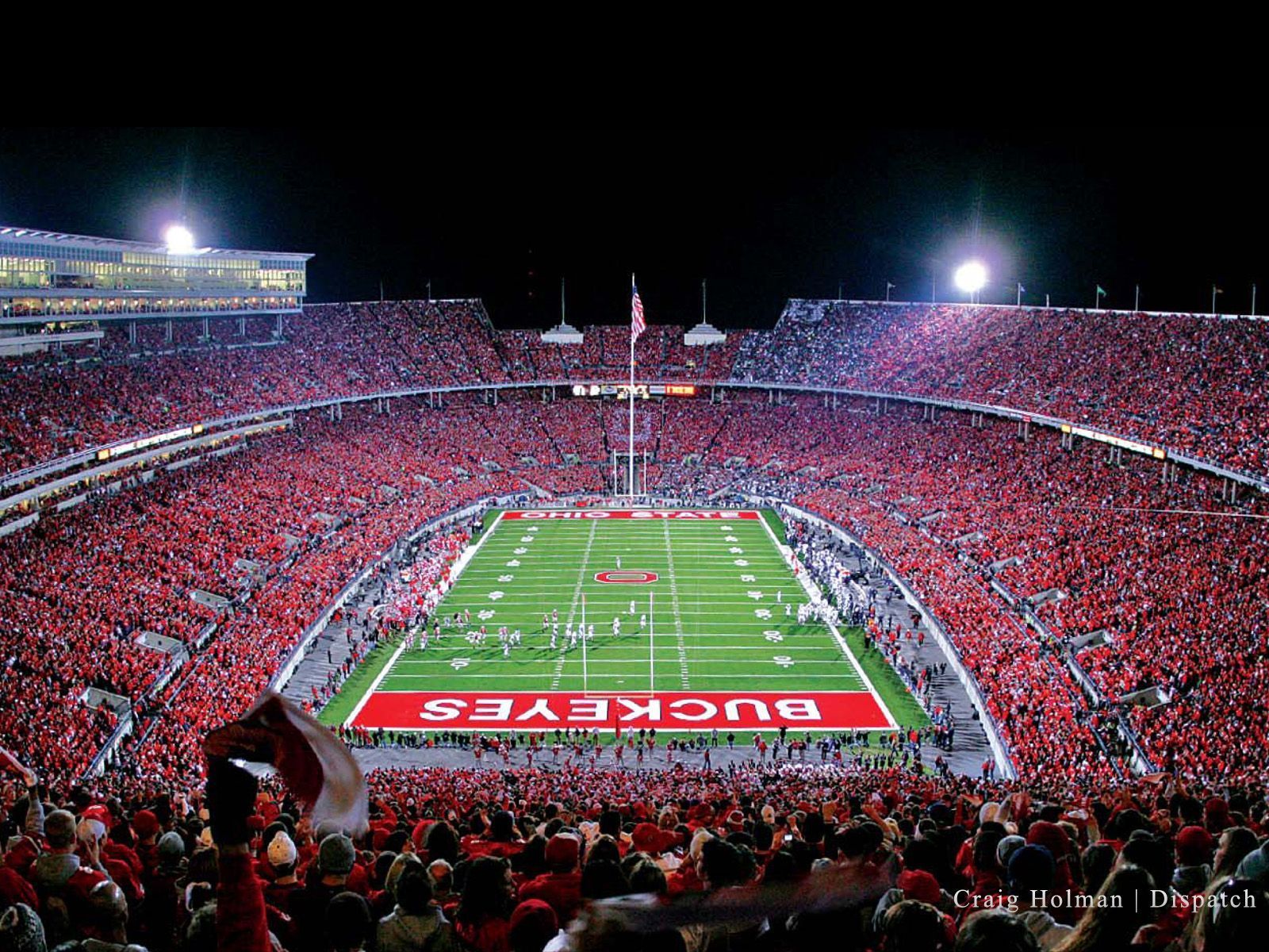Ohio State Buckeyes Desktop Wallpaper Stadium HD Wallpaper