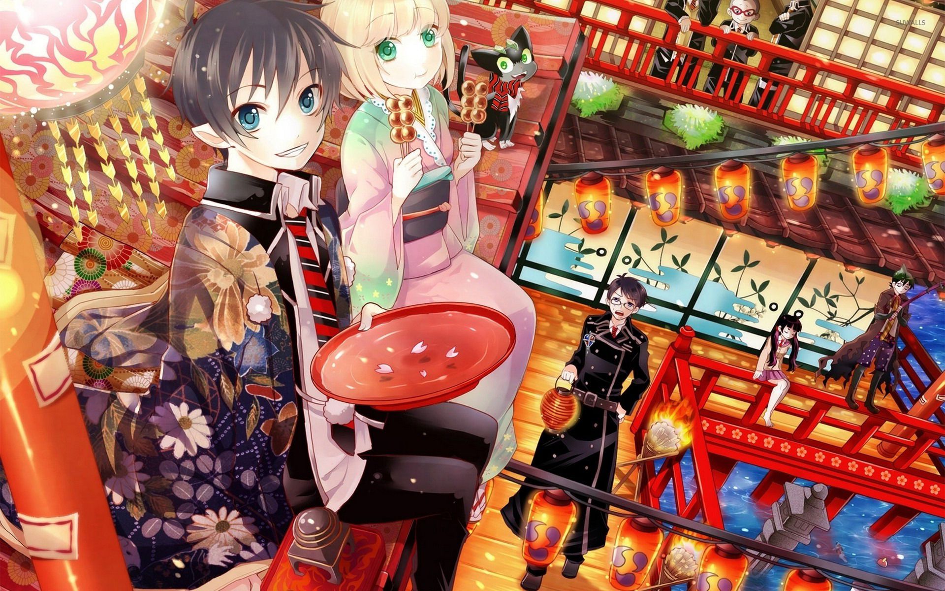 Download Wallpaper Anime Ao No Exorcist