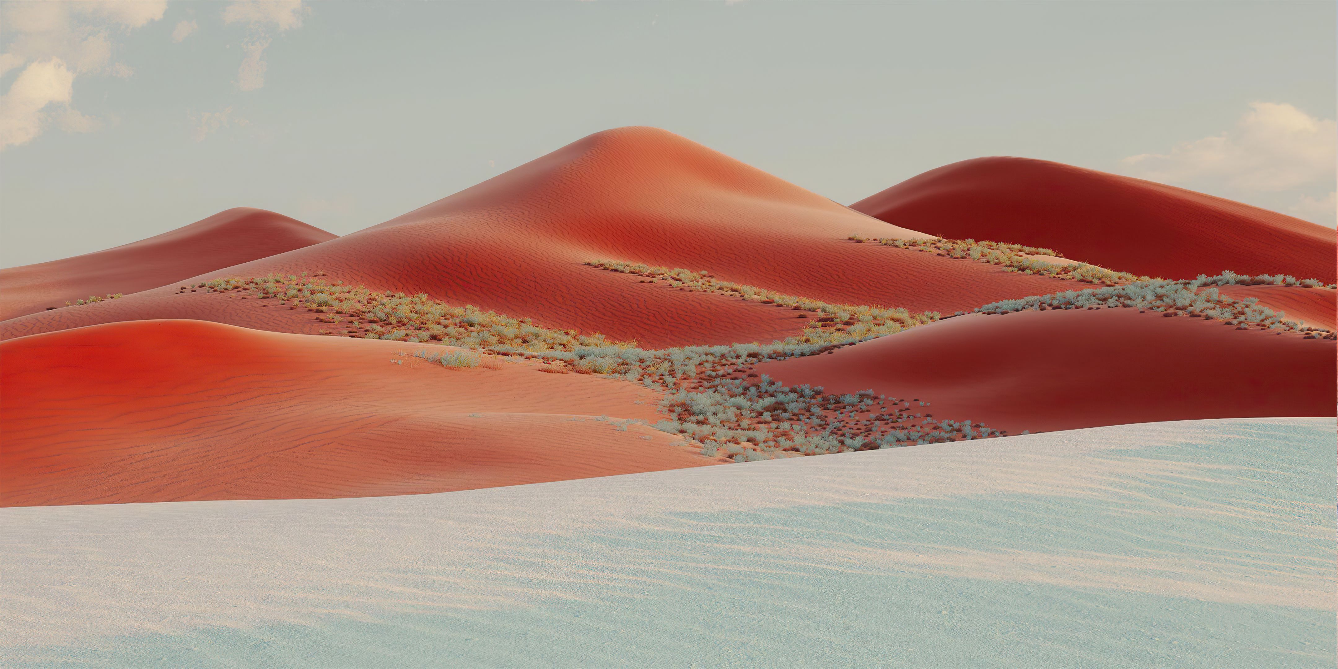 Sand Dunes Wallpaper 4K, Desert, Landscape, Evening, Windows 10X, Nature