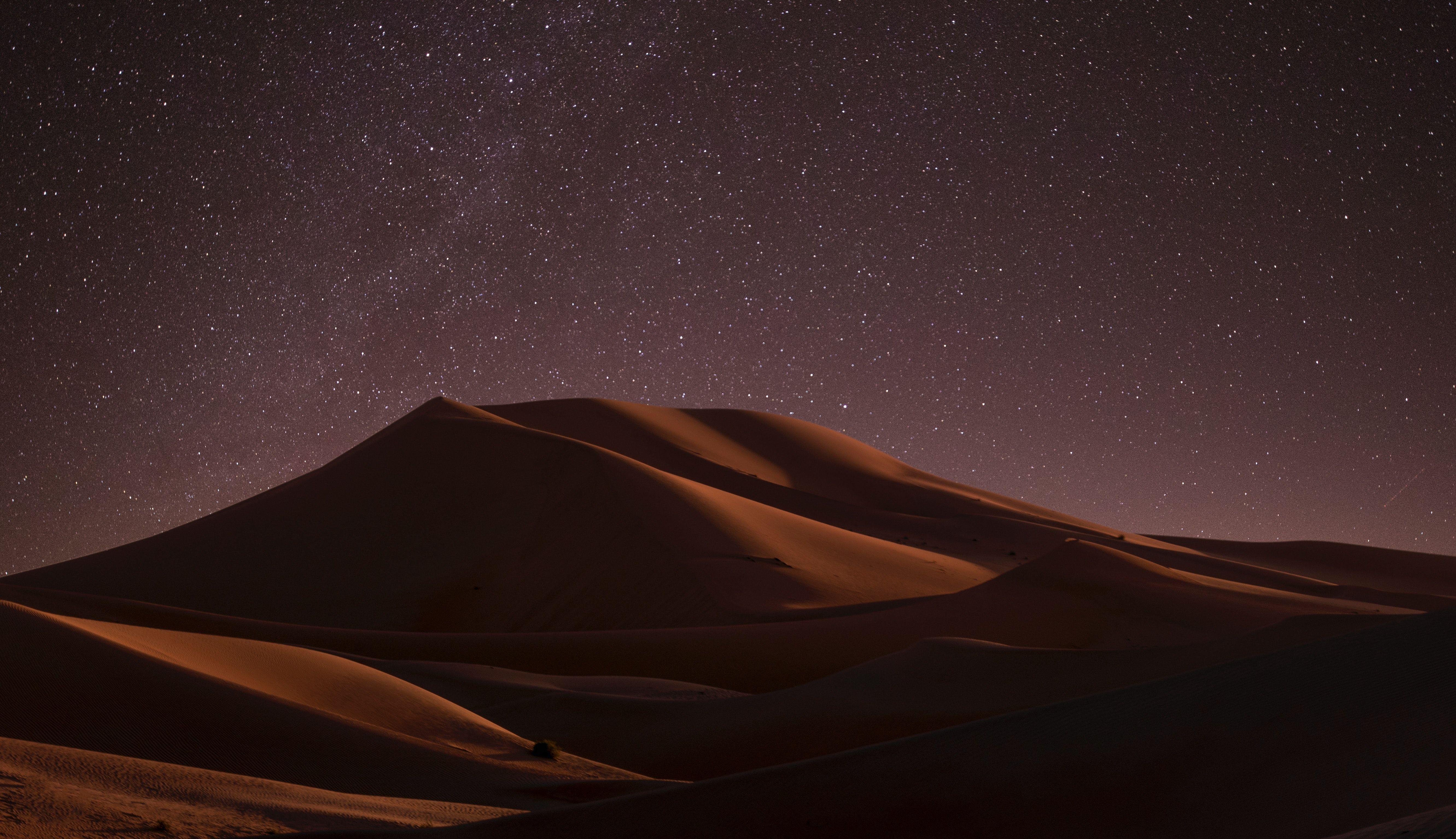 Night Desert 4k Wallpaper and HD Background free download on PicGaGa