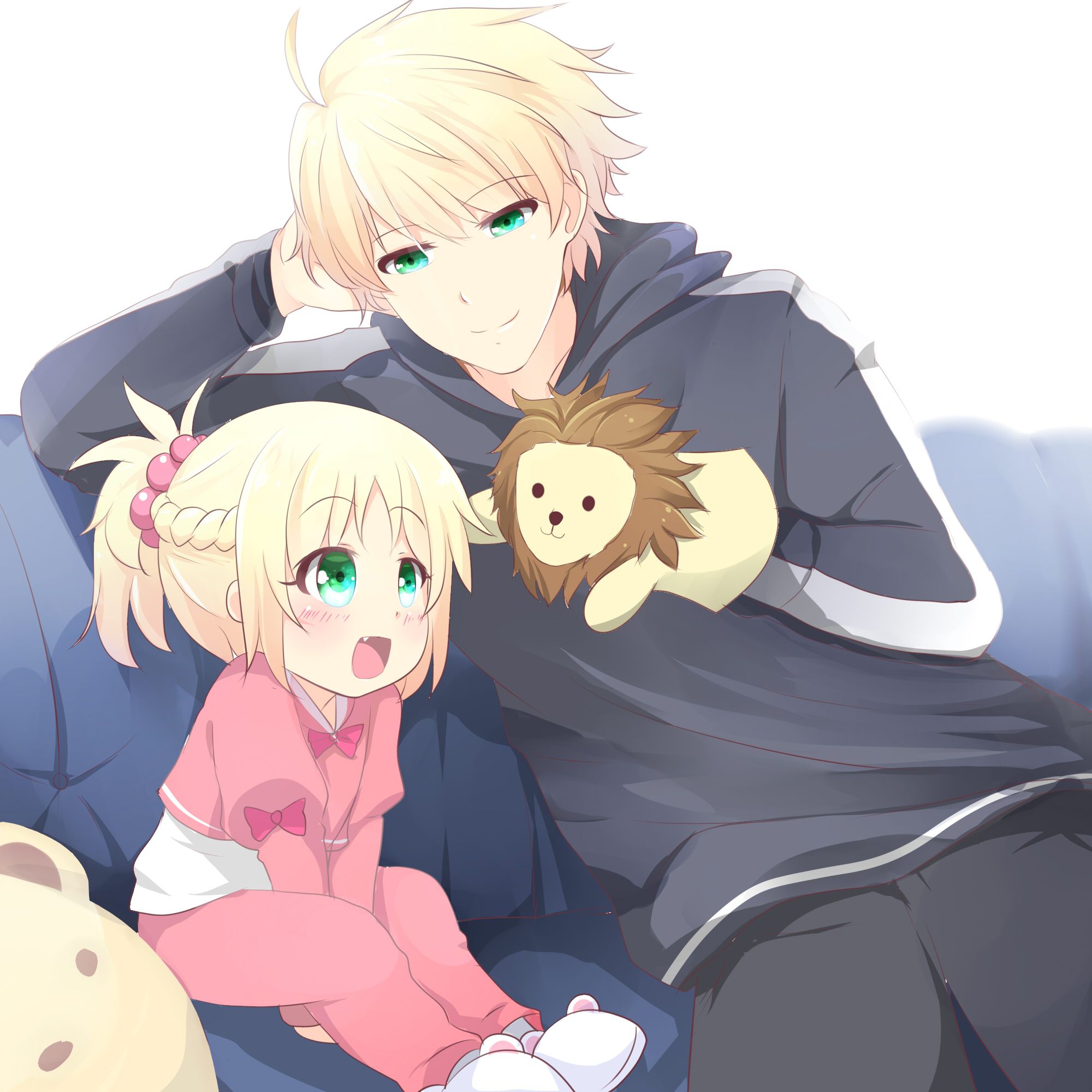 Baby Girl Anime Father And Baby