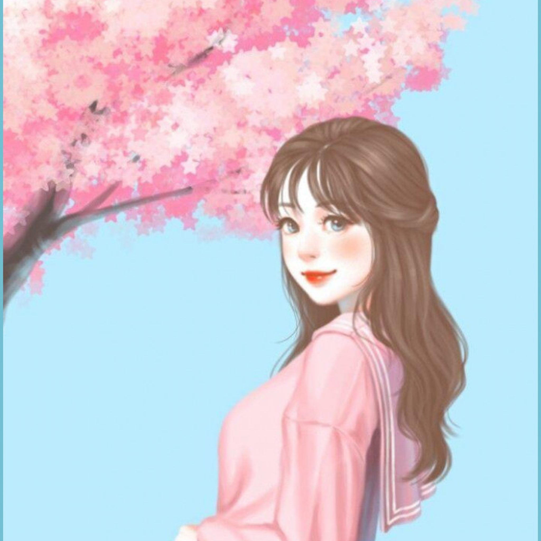 Anime Girl Korean Wallpaper Girl Wallpaper Cartoon
