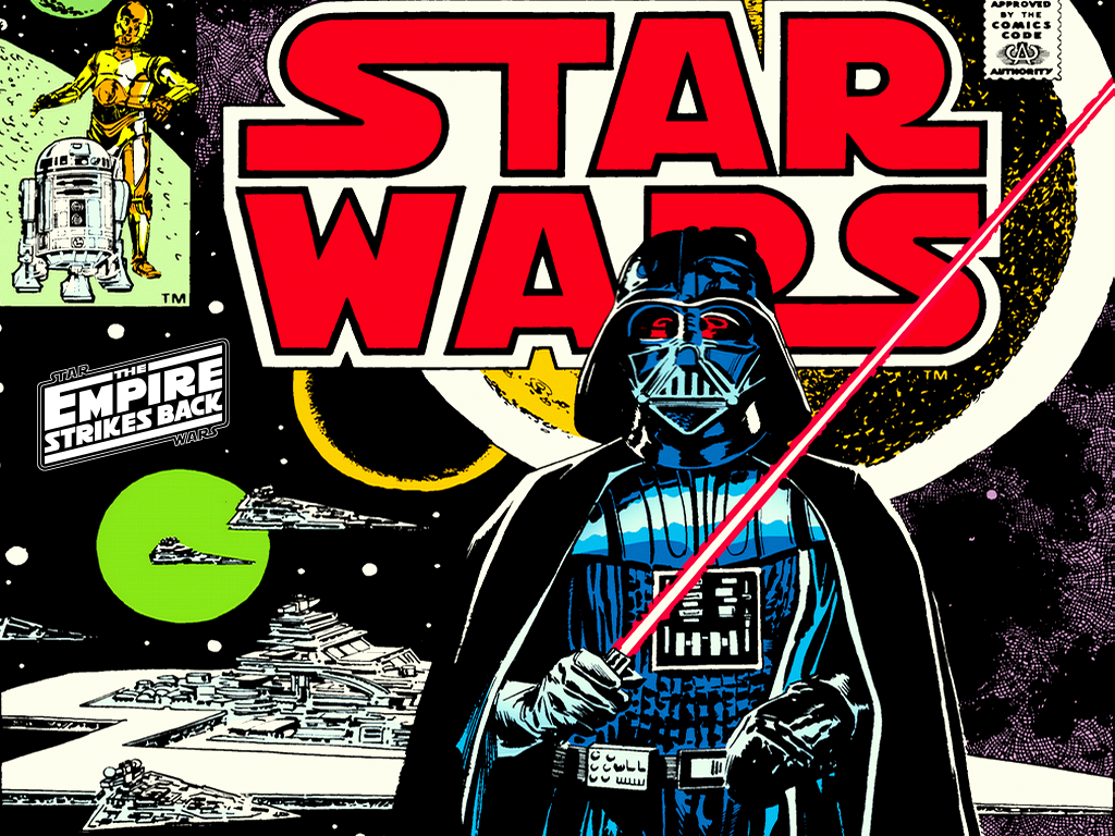 Star Wars Comic Wallpaper HD Wallpaper