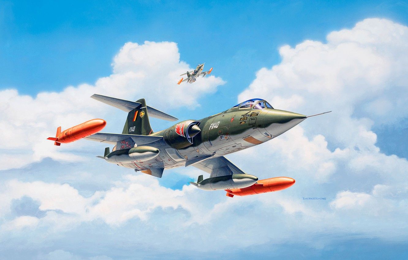 Wallpaper Multipurpose, Fighter Bomber, F 104G, The Belgian Air Force, F 104 Starfighter Image For Desktop, Section авиация
