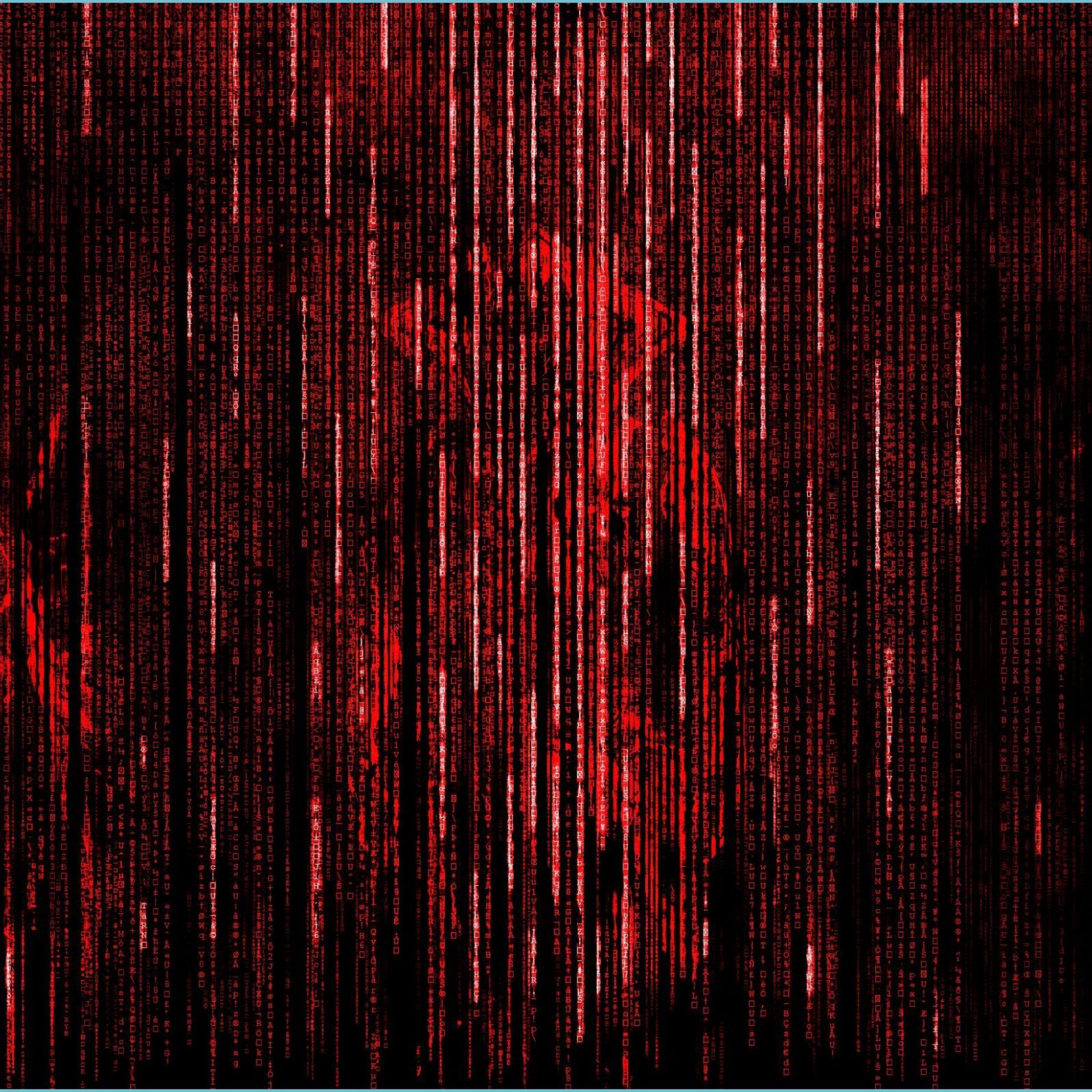 Red Matrix Wallpaper Free Red Matrix Background Themed Wallpaper