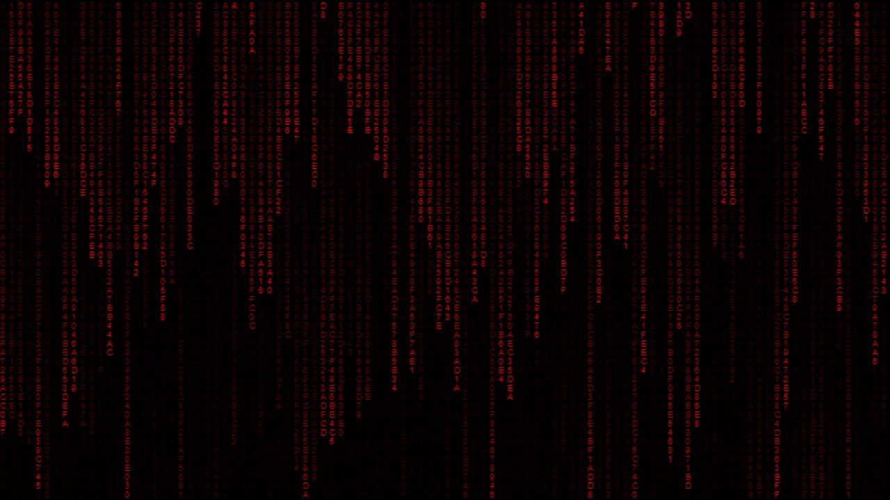 Matrix ScreenSaver Red