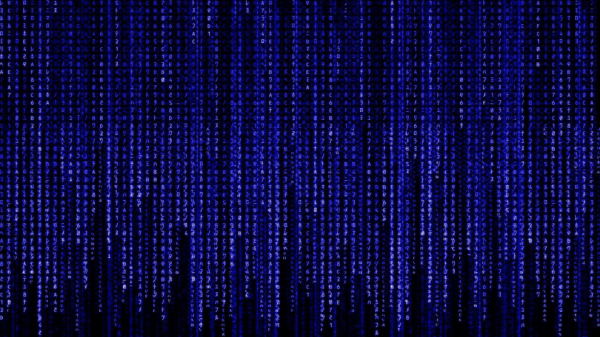 Blue Matrix Wallpaper Free Blue Matrix Background