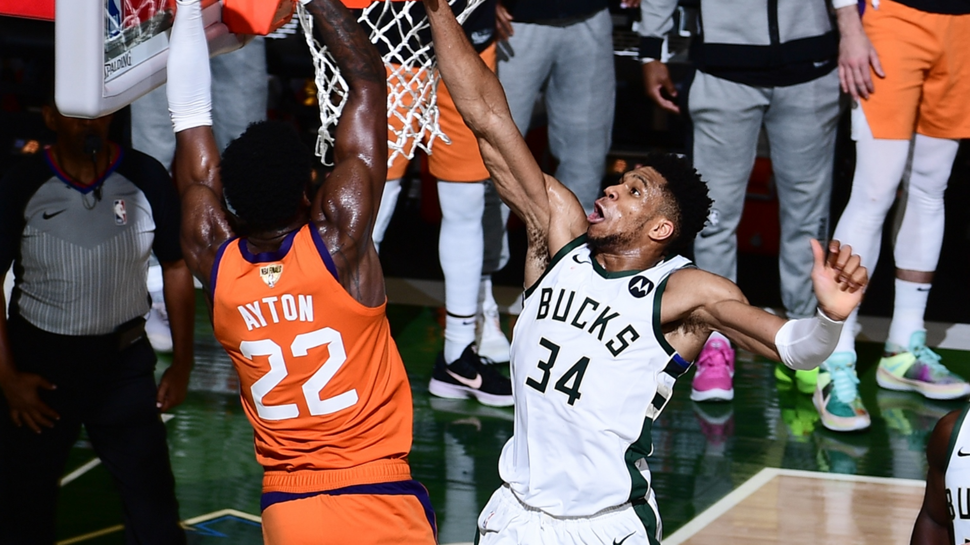 NBA Finals 2021: Giannis Antetokounmpo delivers signature Finals moment with clutch block in Game 4. NBA.com Australia. The official site of