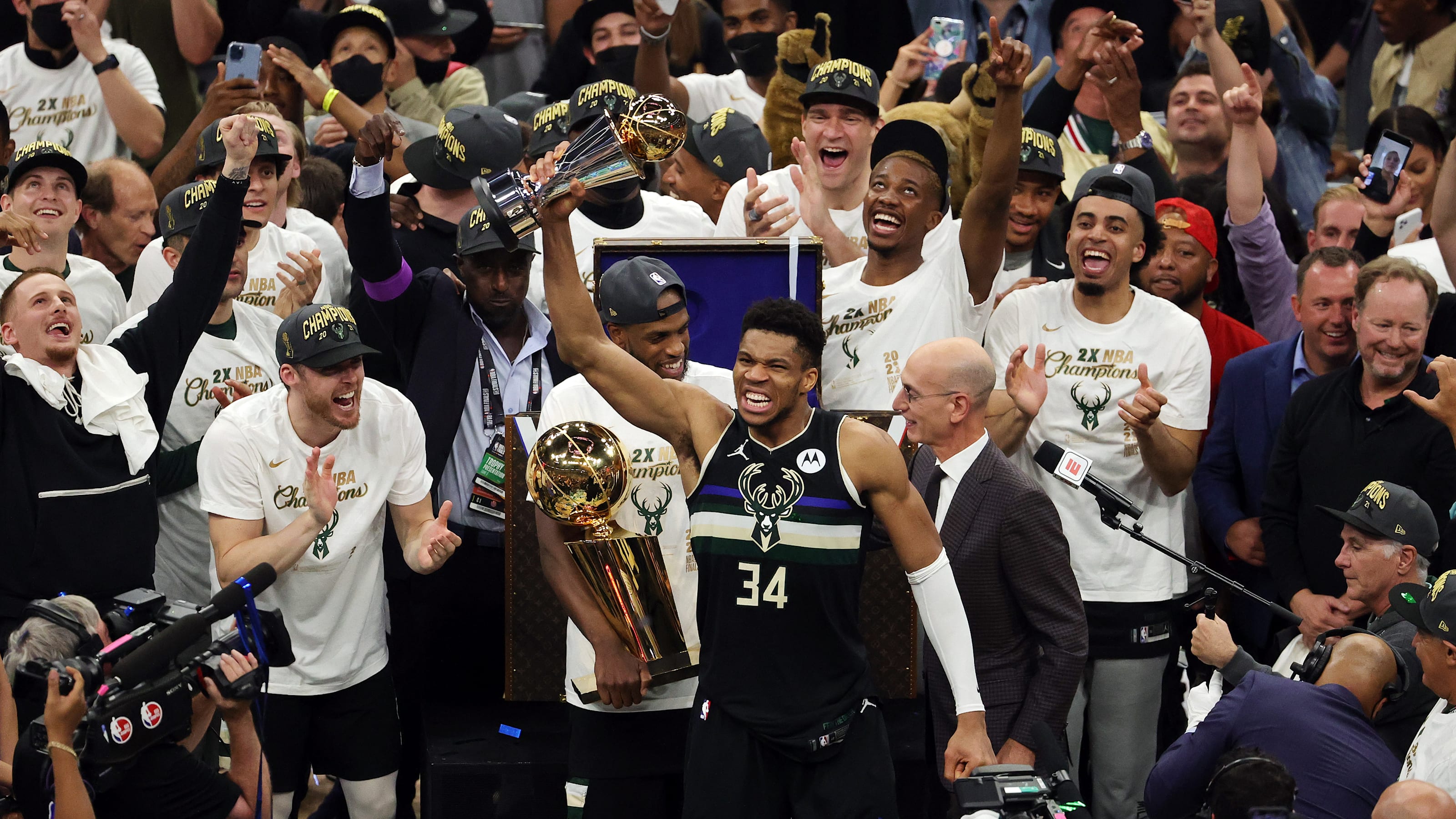 Giannis Antetokounmpo scores 50 to lead Bucks to first NBA title in 50 years