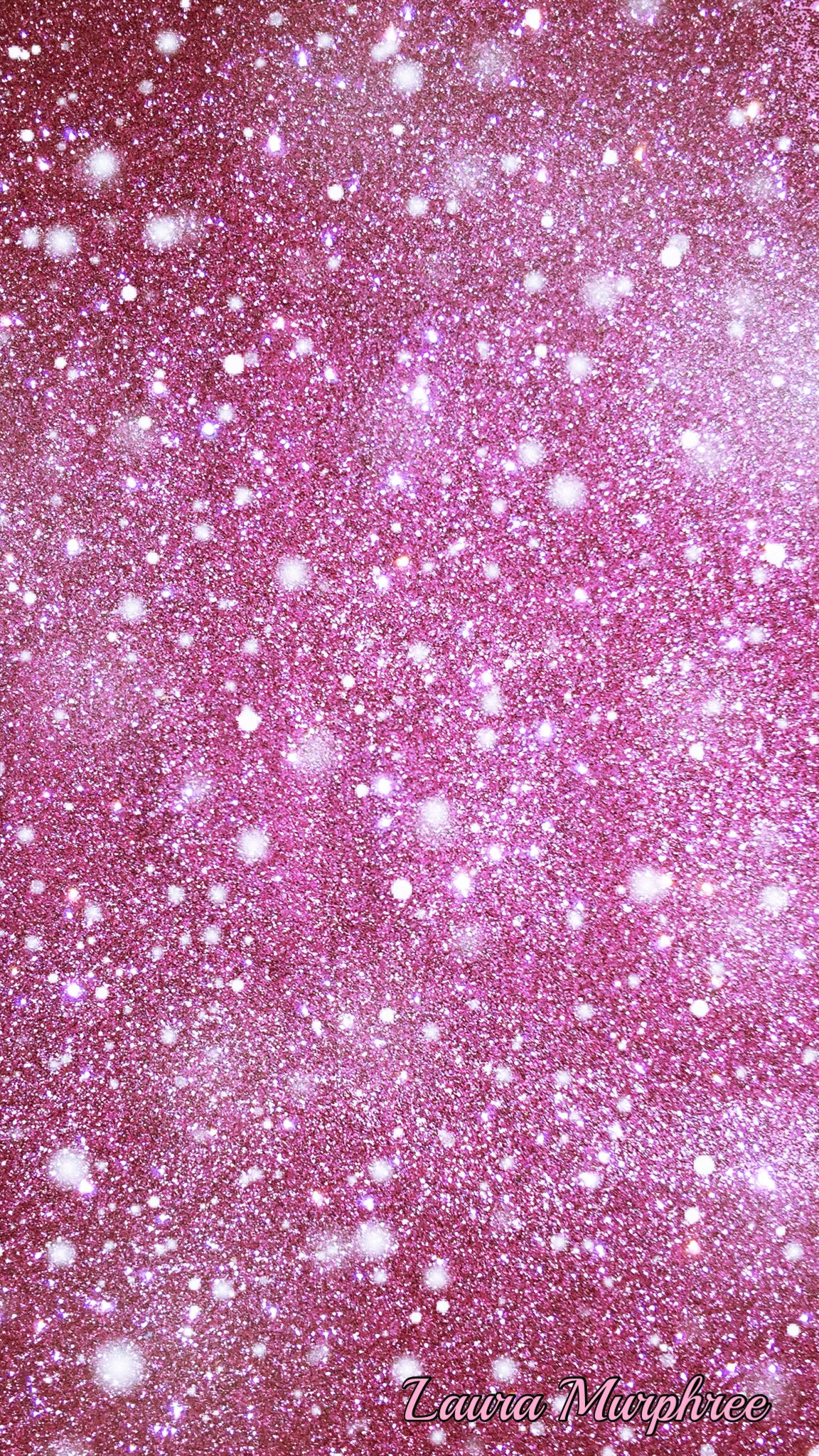 iPhone Pink Glitter Background Wallpaper