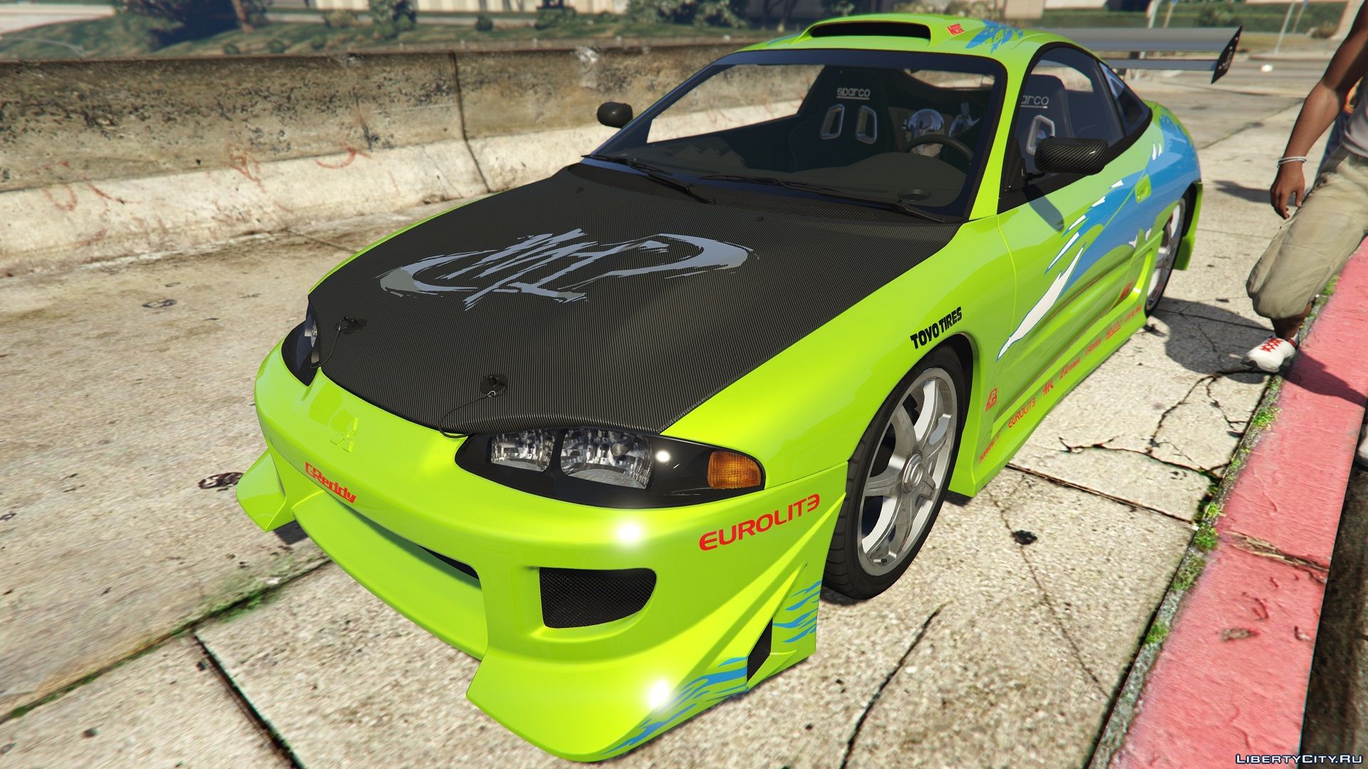 Brian's MITSUBISHI ECLIPSE GS 1995 (FAST & FURIOUS) [Add On] 1.0 For GTA 5