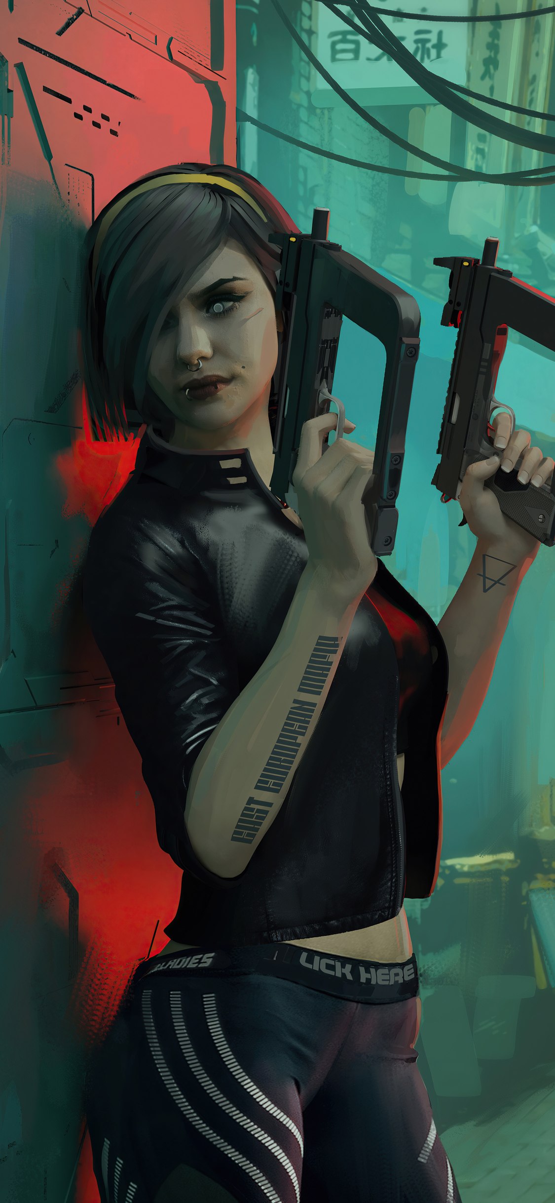 Dystopian Mafia Girl 4k iPhone XS, iPhone iPhone X HD 4k Wallpaper, Image, Background, Photo and Picture