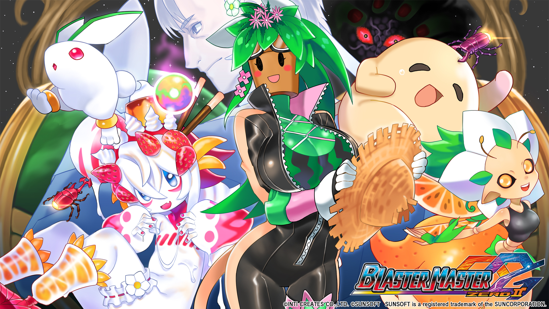 INTI CREATES! Hey Kanna fans! Kanna Raising Simulator DLC for Blaster Master Zero 2 is available today on all platforms! To celebrate the release, BMZ series character designer Yuji