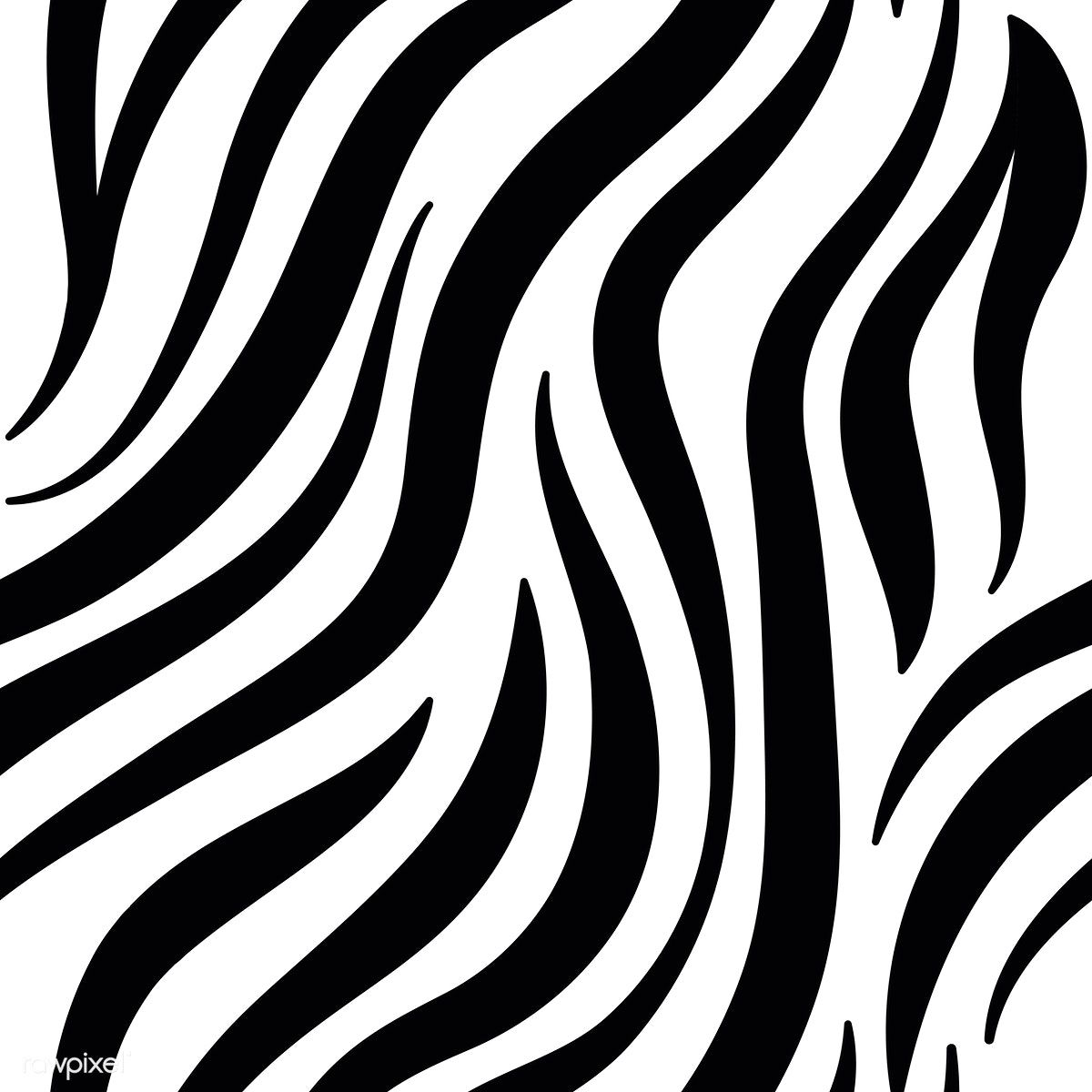 Black and white zebra print pattern vector. free image / manotang. Zebra print background, Zebra print wallpaper, Zebra print walls