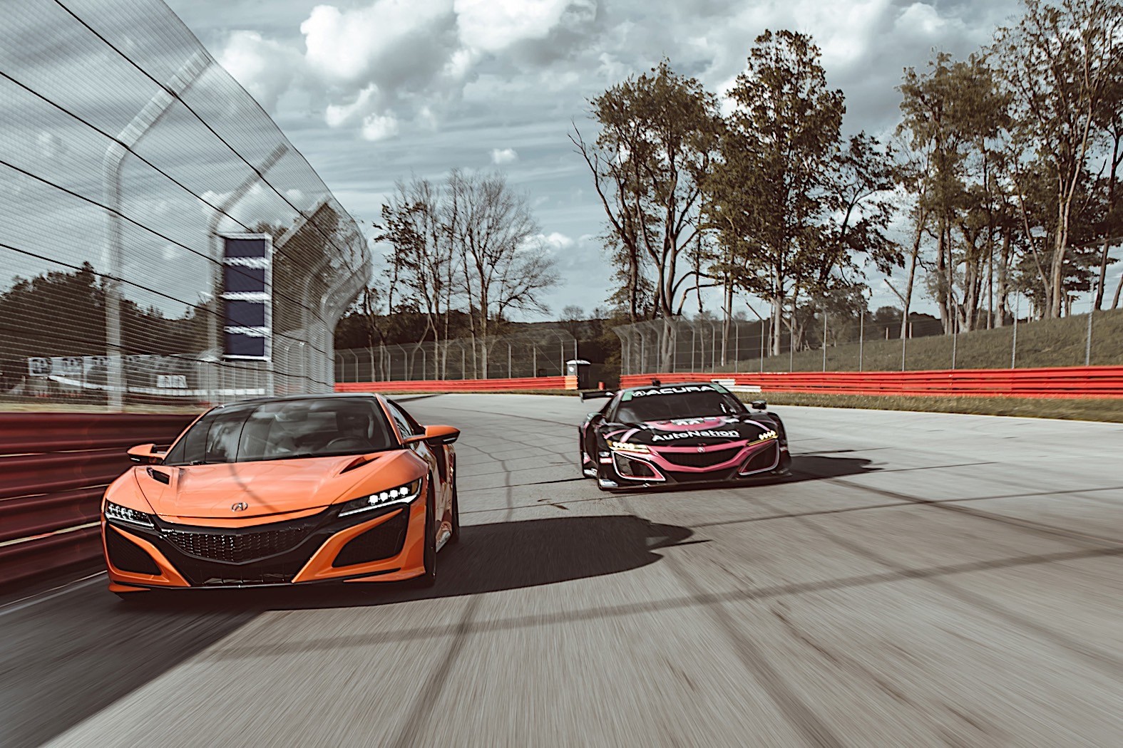 Acura NSX Road Car Challenges NSX GT3 Evo Racer to Track Showdown