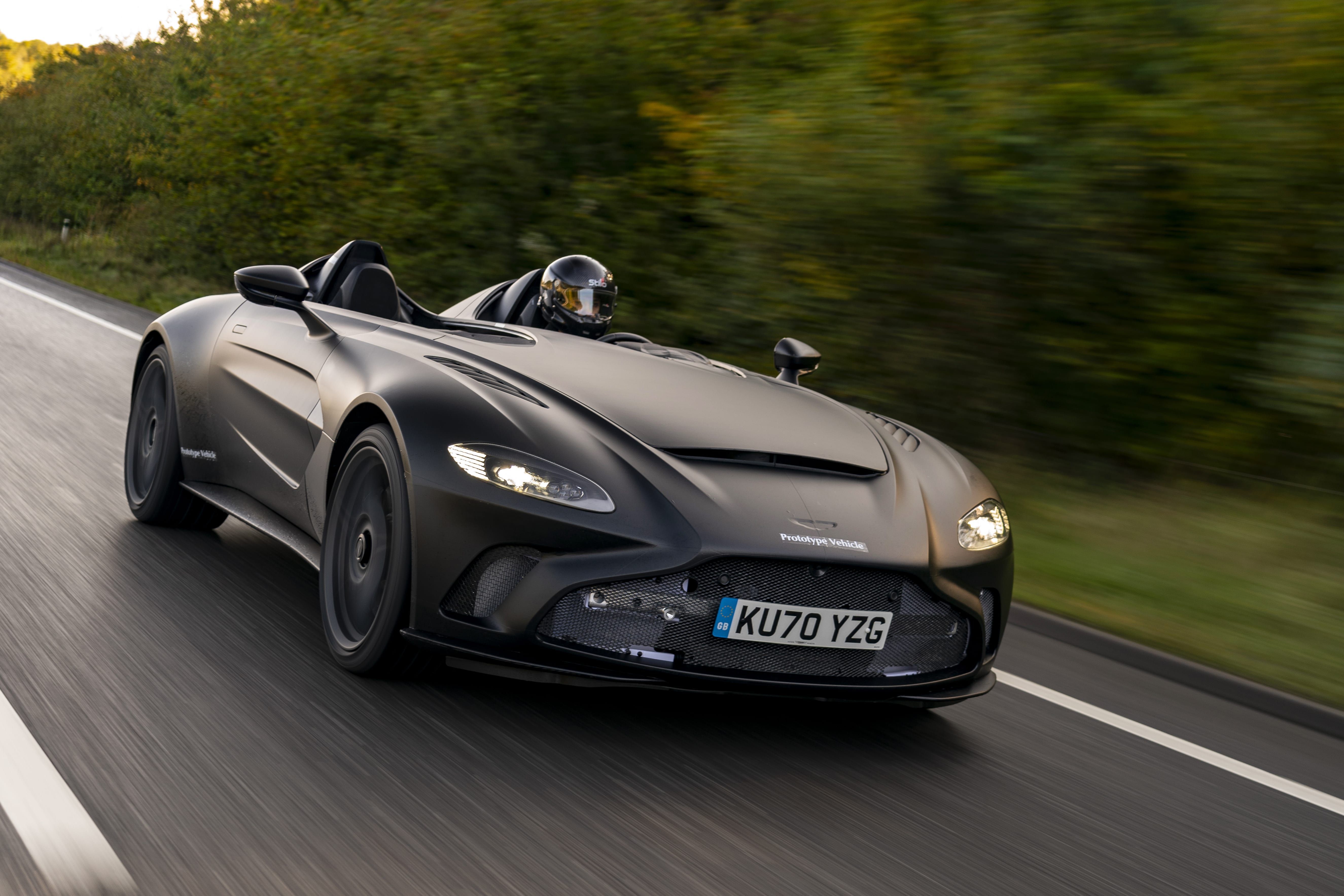 New Photo Show Aston Martin V12 Speedster Haulin' British Buns