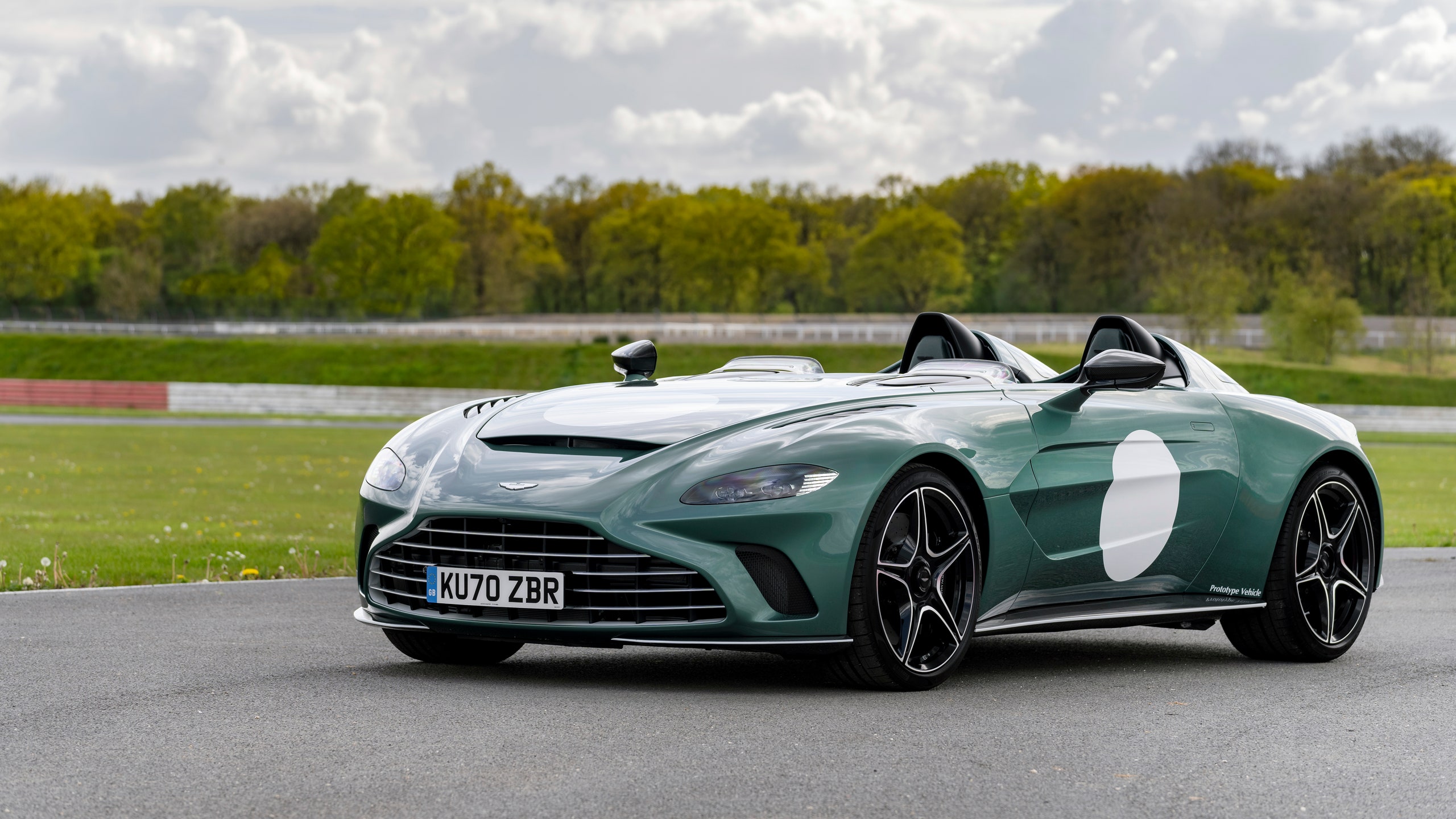 The Aston Martin V12 Speedster is an expression of pure racing energy, minus a windscreen