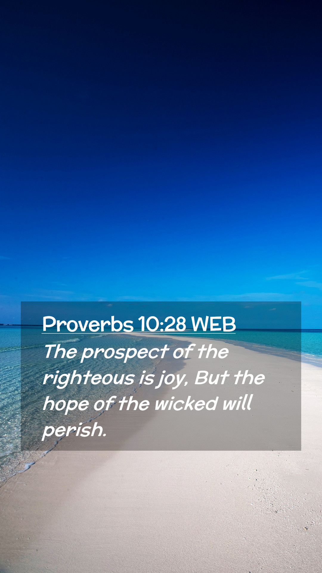 Proverbs 10:28 The Prospect Of The Righteous Is Joy Wallpapers