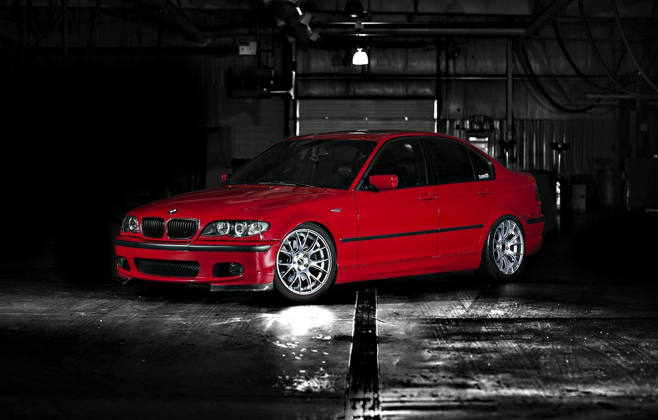 Wallpaper Red, BMW, BMW, Profile, E 330i image for desktop, section bmw