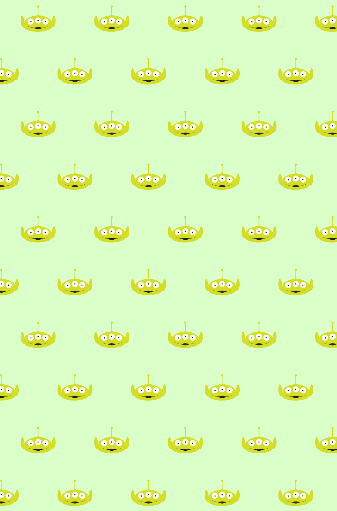 Because yes, we love the little green aliens from Toy Story as much as you. We love them so much, that we made a free phone background. Wallpaper ponsel, Bintang