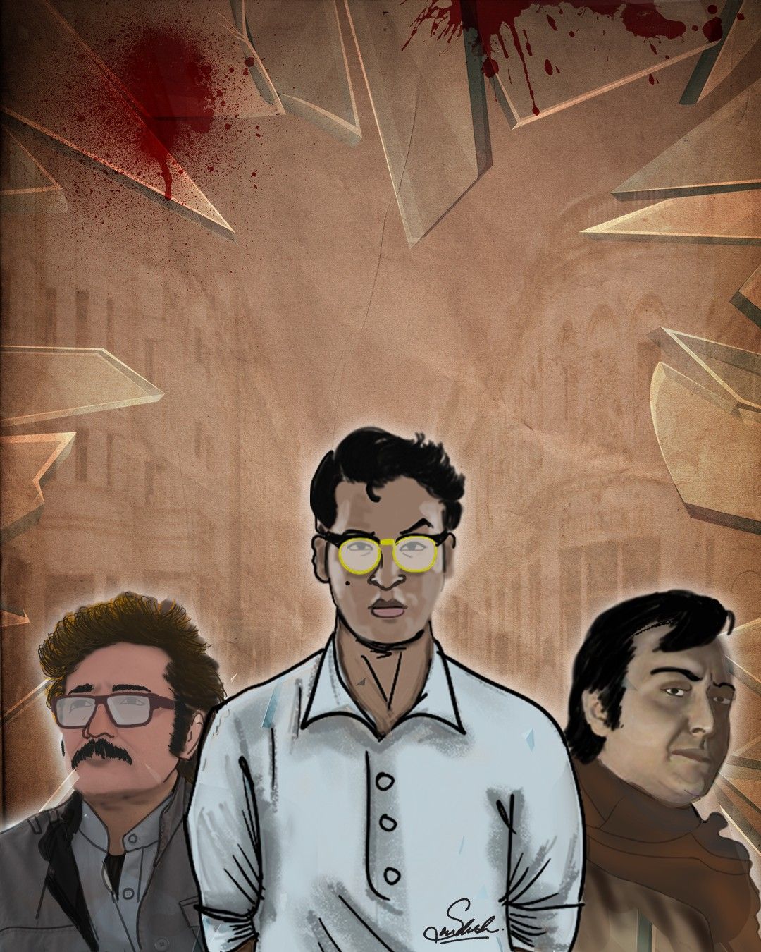Bengali detectives wallpaper. Feluda wallpaper, Detective wallpaper, Wallpaper