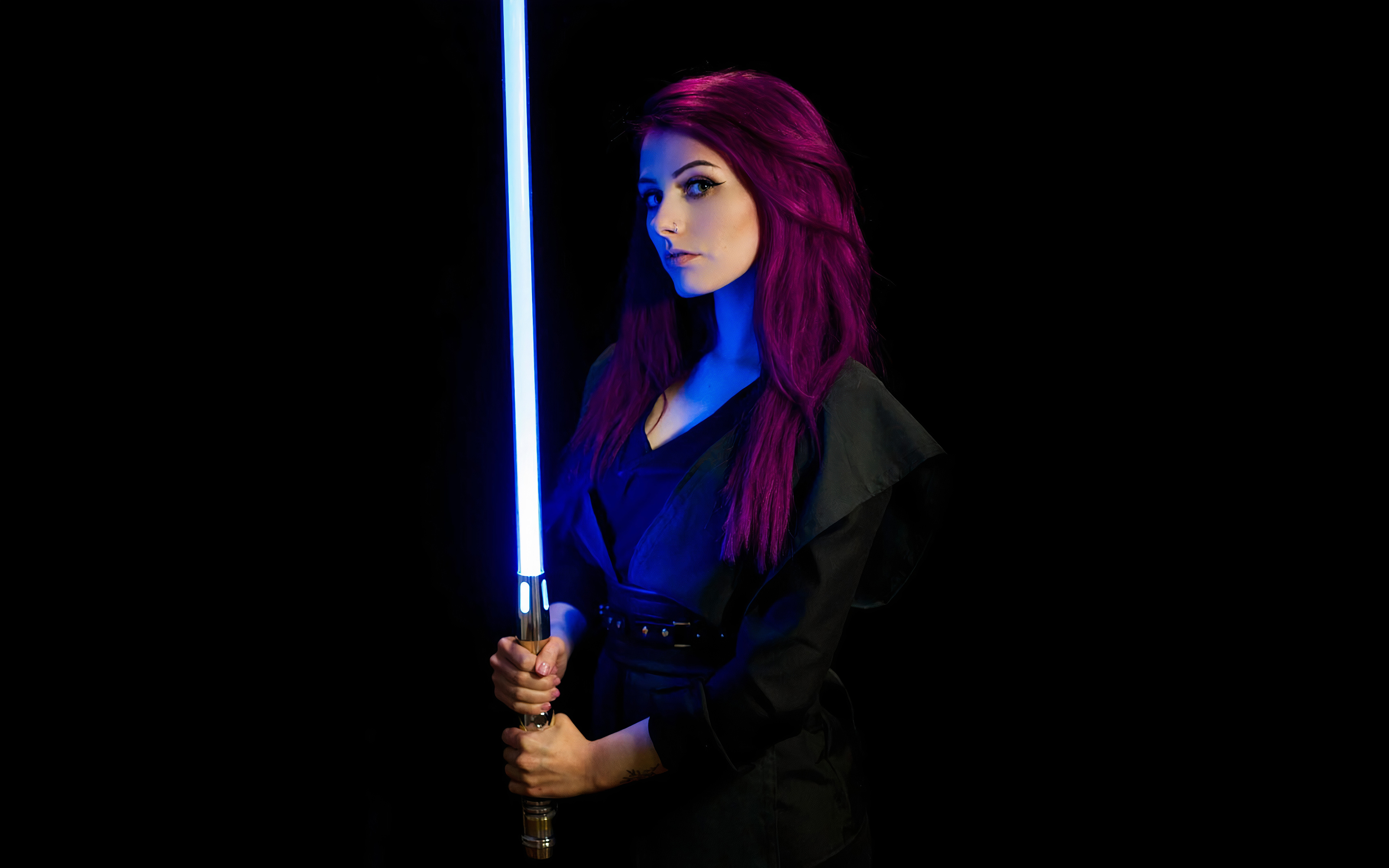 Jedi Star Wars Girl Cosplay 4k, HD Girls, 4k Wallpaper, Image, Background, Photo and Picture