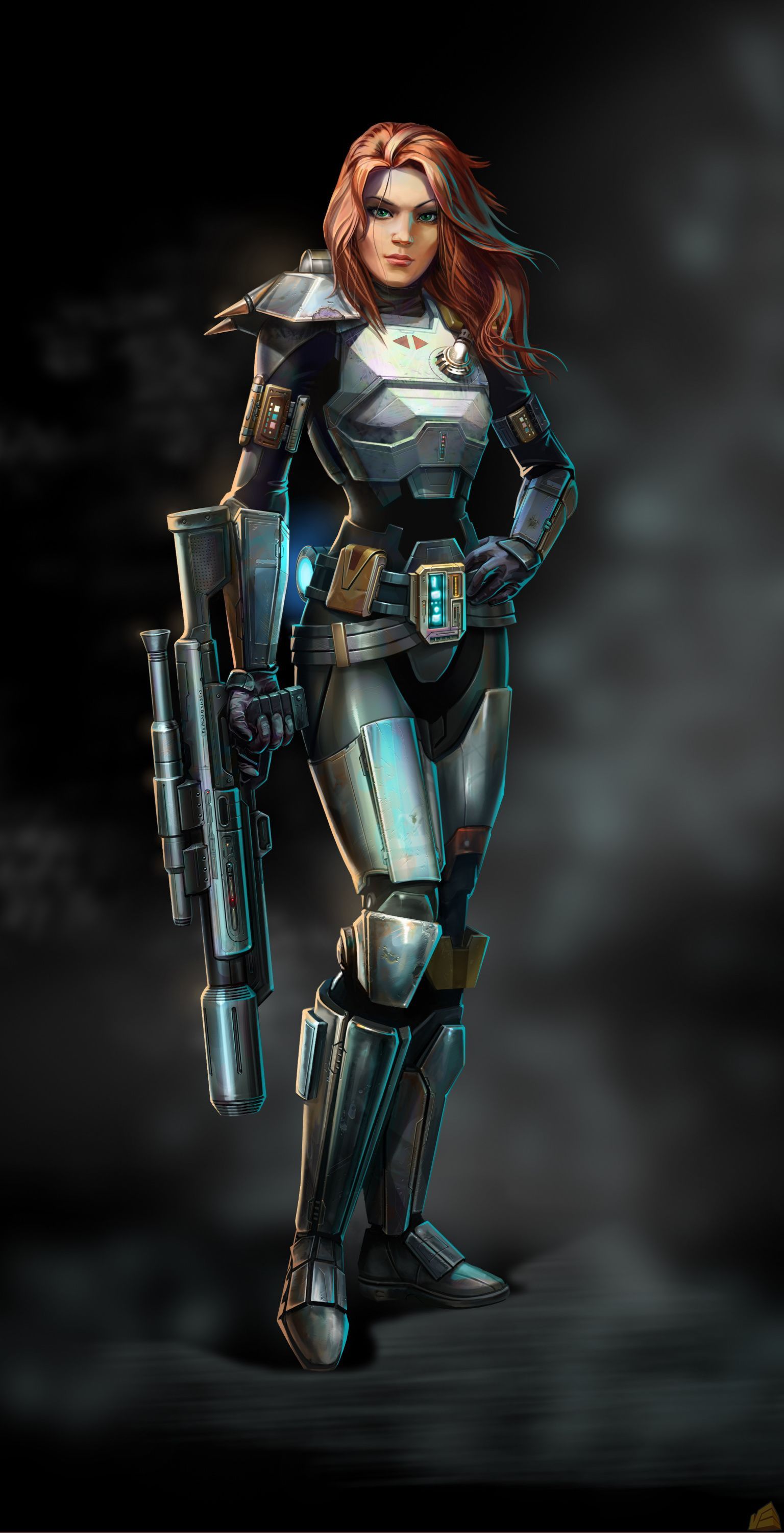 WIPShae Vizla, Mark II started! As she now actually appears in SWTOR. Star wars the old, Star wars bounty hunter, Star wars rpg