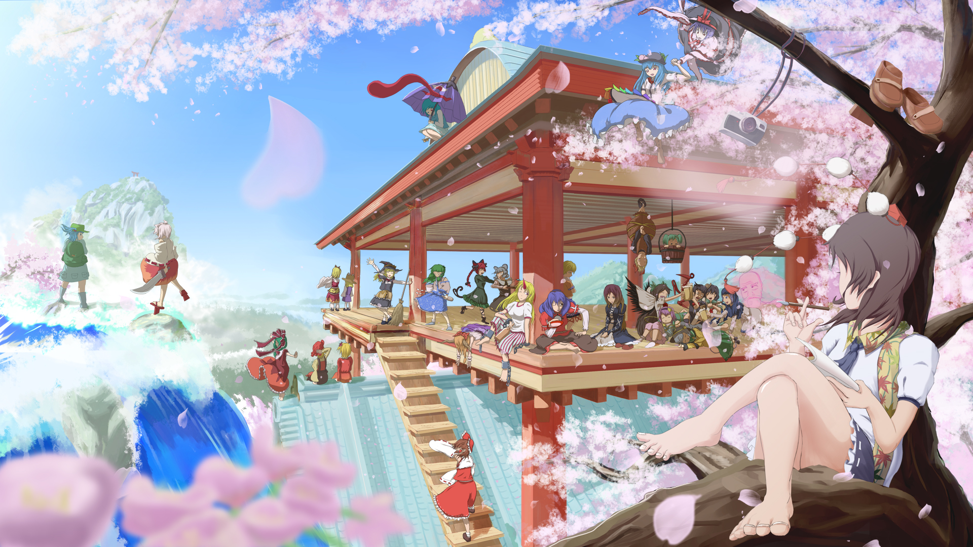 Touhou Unofficial Doujin Anime A Summer Day's Dream Touhou Summer Day's Dream Wallpapers - Wallpaper Cave