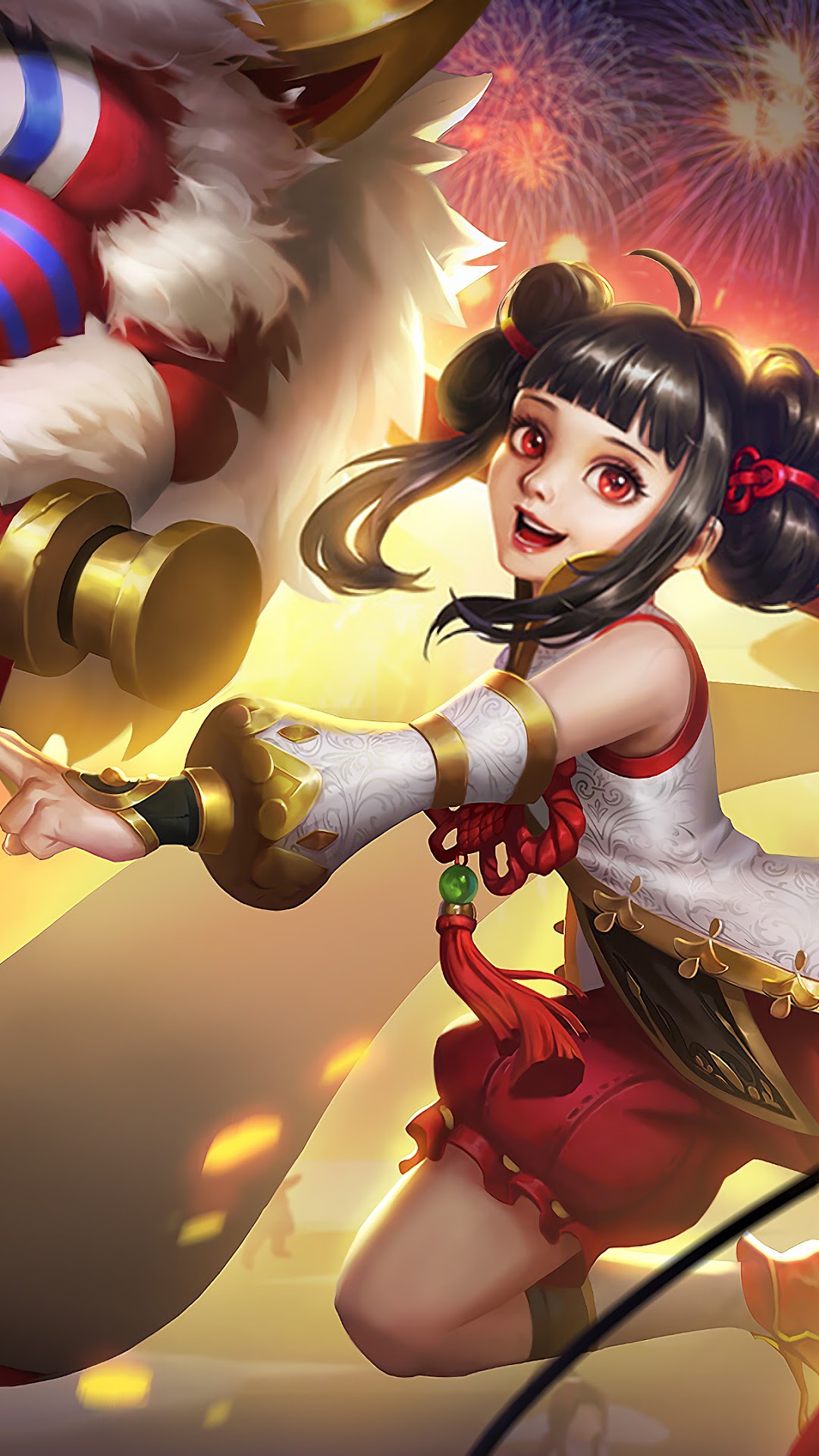 Lolita, Lion Dance, Skin, Mobile Legends phone HD Wallpaper, Image, Background, Photo and Picture. Mocah HD Wallpaper