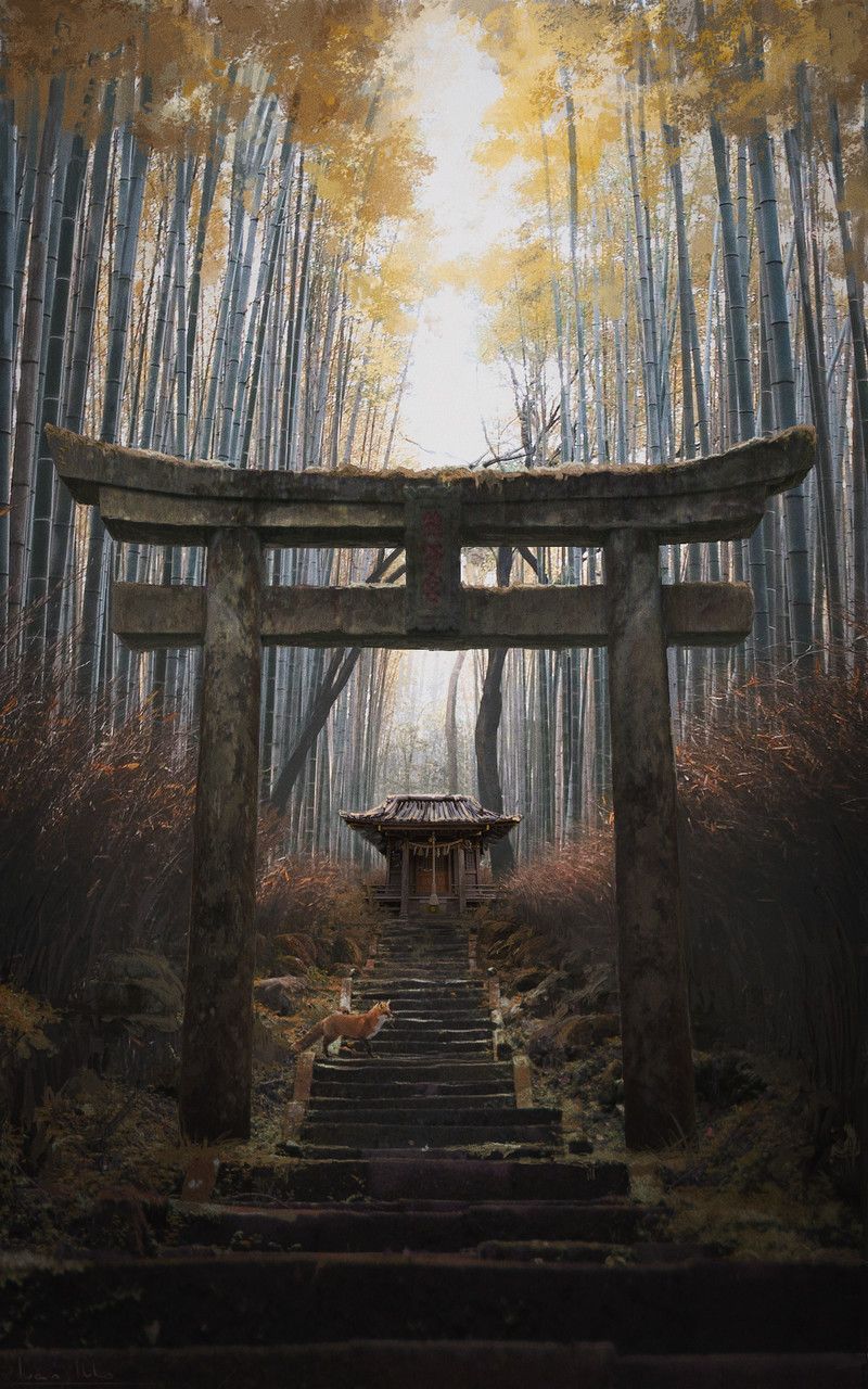 Feudal Japan Art Challenge. Japanese landscape, Scenery wallpaper, Fantasy landscape