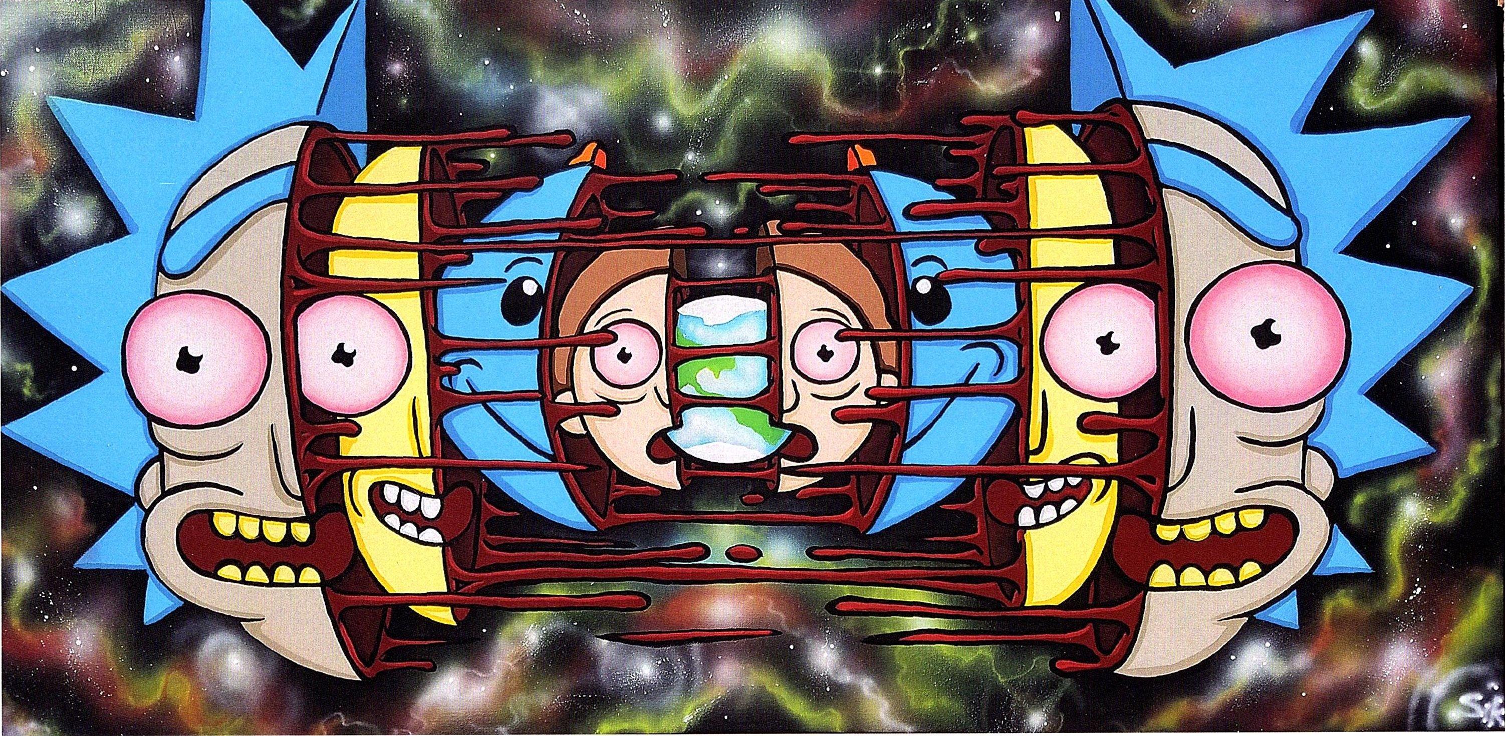 Rick and morty stoner wallpaper