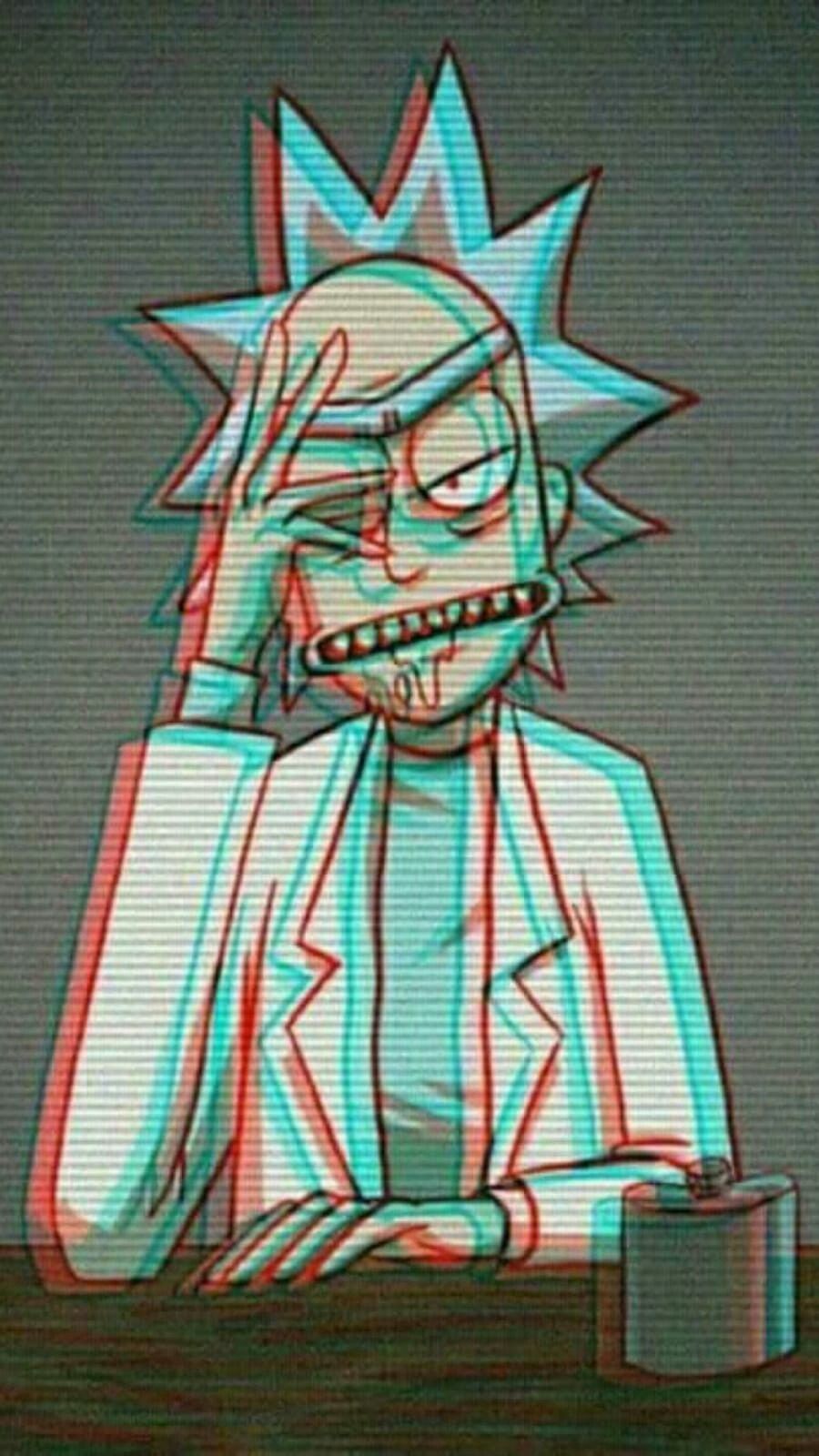 Trippy Rick And Morty, Dope Rick and Morty HD wallpaper