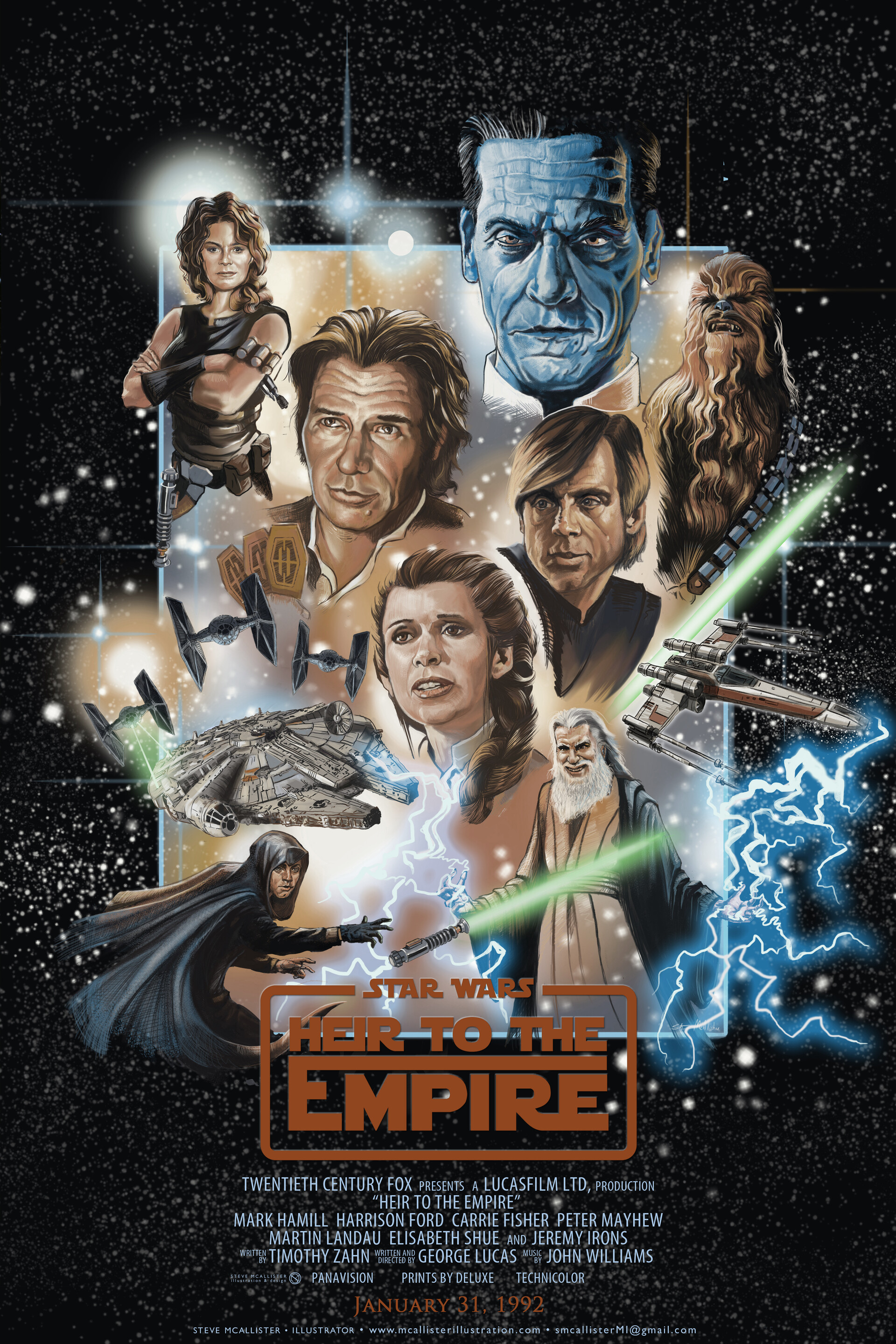 Heir to the Empire, poster, Steve McAllister