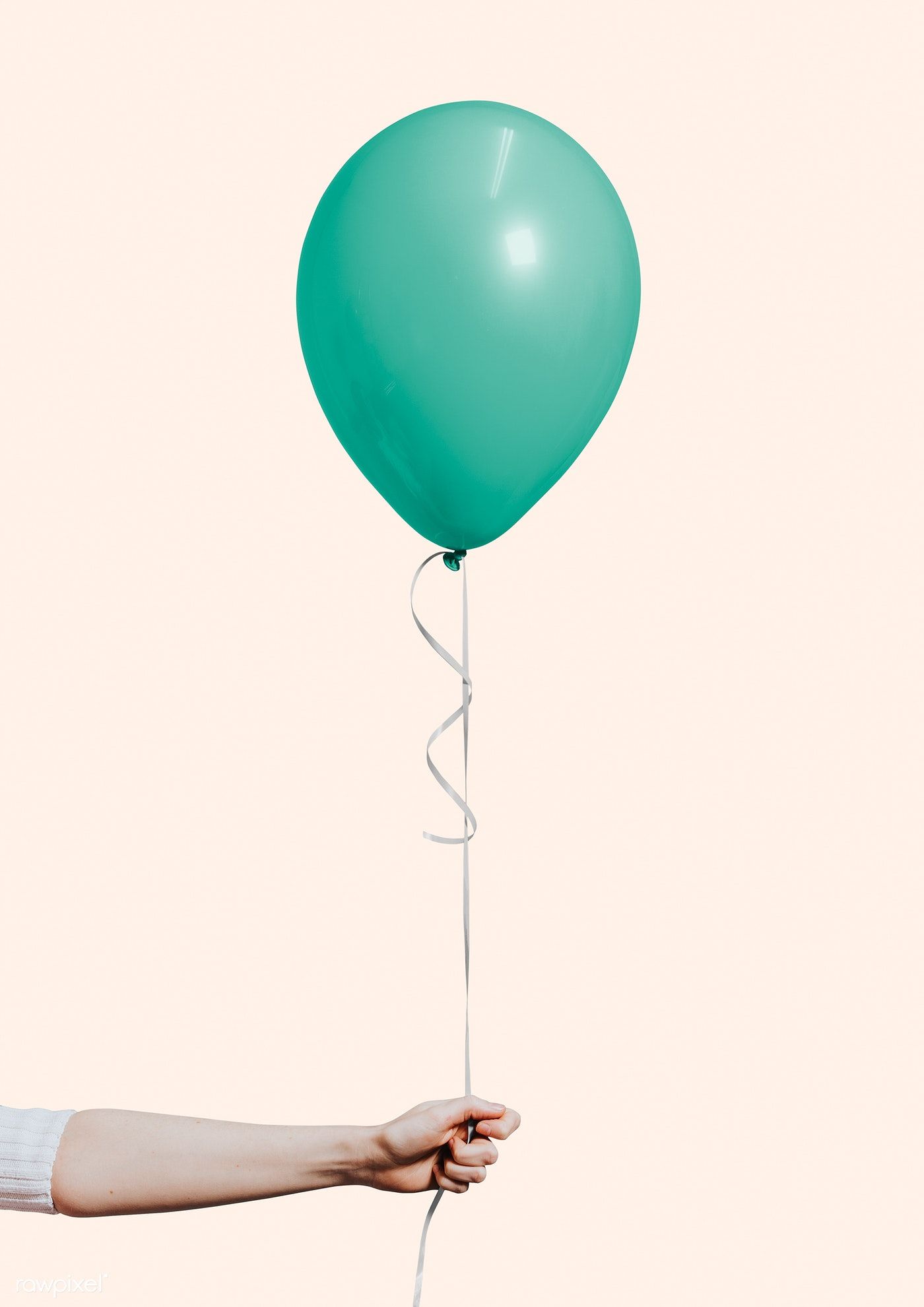 Download premium image of Woman holding a single balloon 559879. Balloons, Balloon illustration, Female image