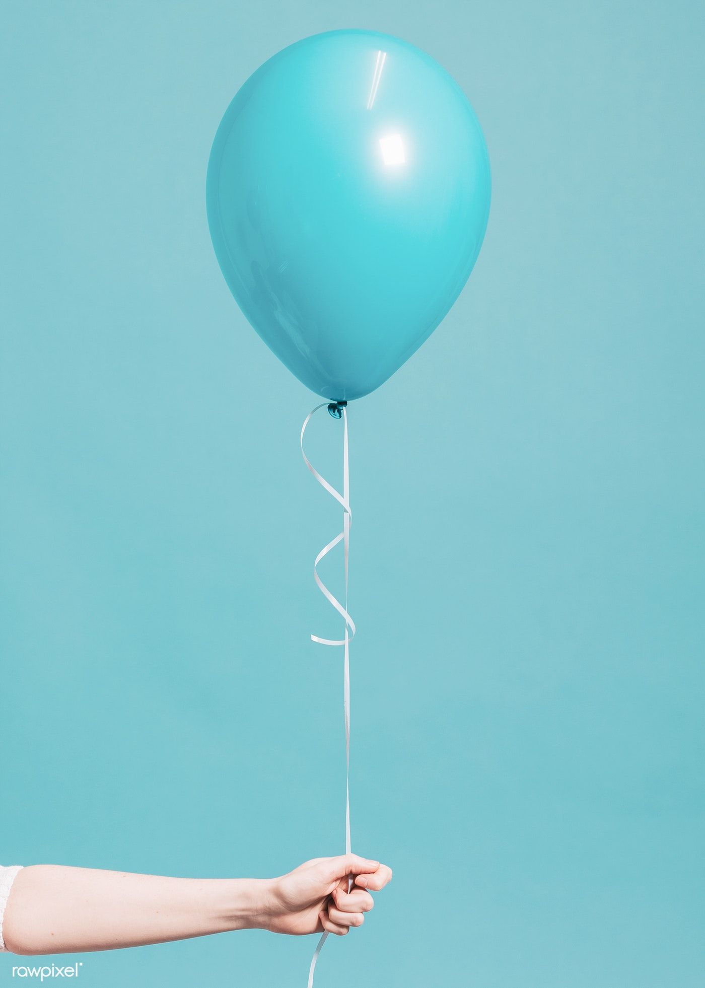Girl holding a pastel blue balloon. premium image / Felix. Pastel blue, Balloons, Balloon photography