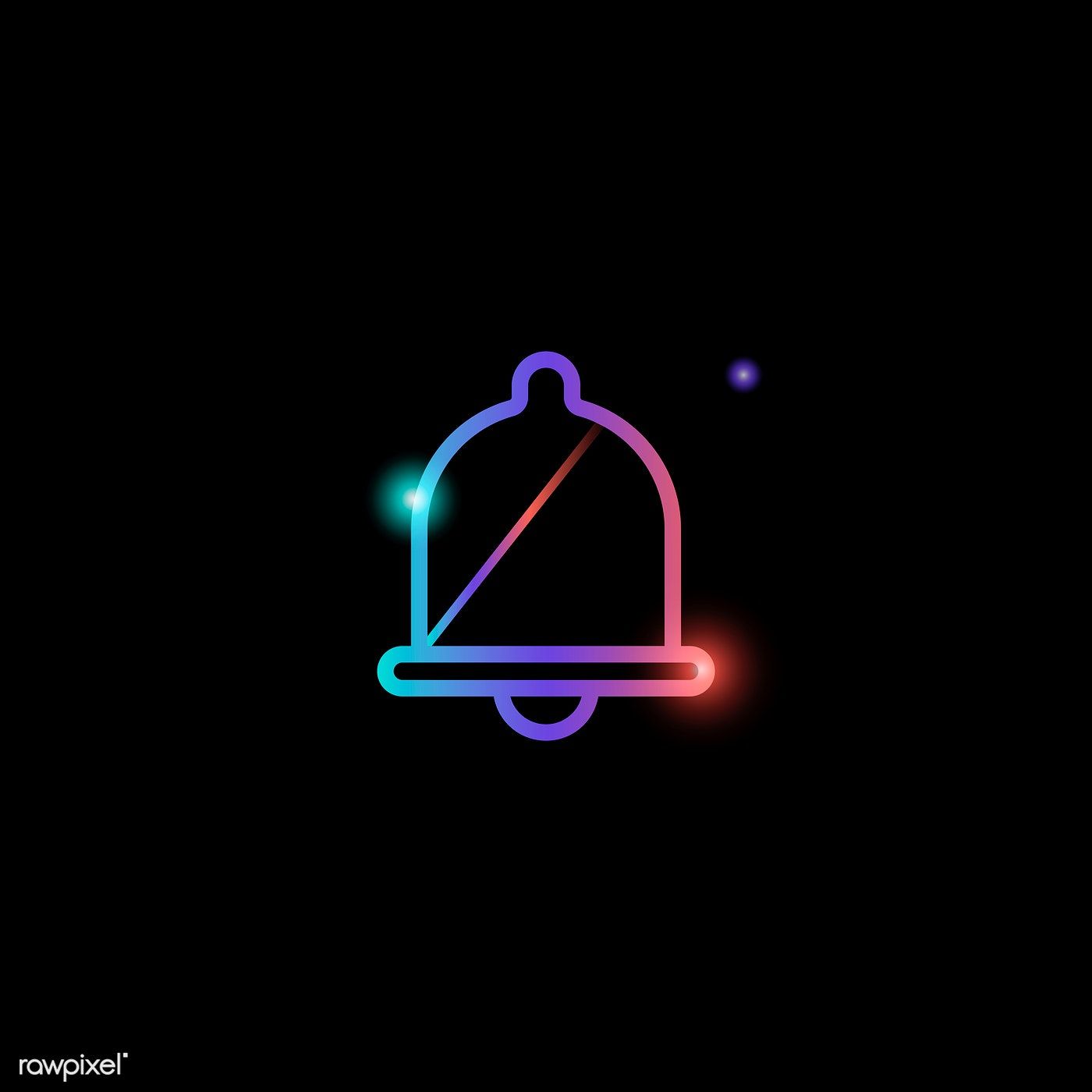 Download premium vector of Bell social media icon vector 931832. Social media icons vector, Media icon, Instagram highlight icons