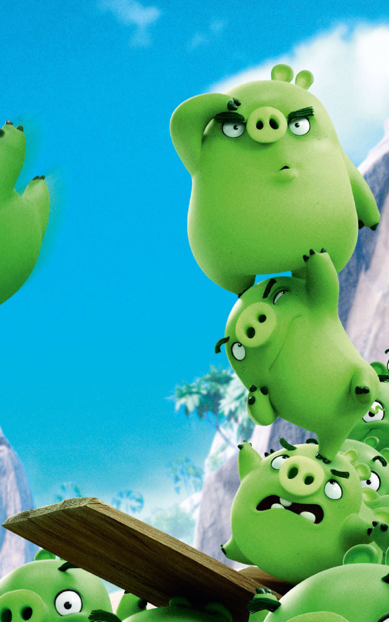 Desktop Wallpaper Bad Piggies, Angry Birds, Movie, Pigs, HD Image, Picture, Background, Ym3n6w