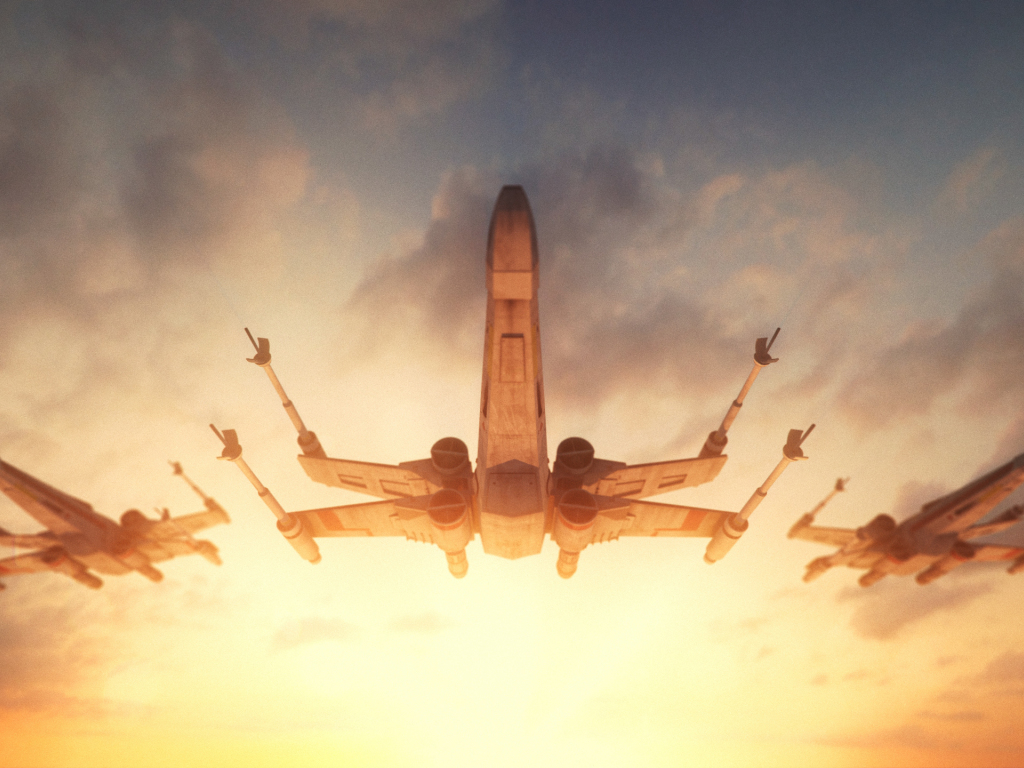 Desktop Wallpaper Spacecrafts, Star Wars, Video Game, X Wing Starfighter, HD Image, Picture, Background, C60196