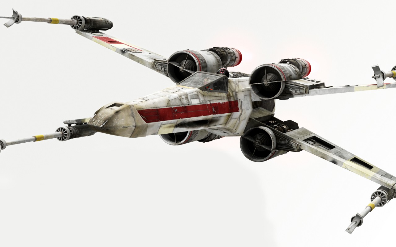 X Wing Starfighter K K Wallpaper 3D Models. Free
