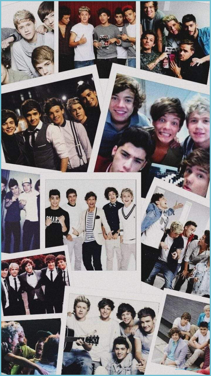 Louis Tomlinson & 10D Image By Leharicherukuri In 10 One Direction Collage Wallpaper