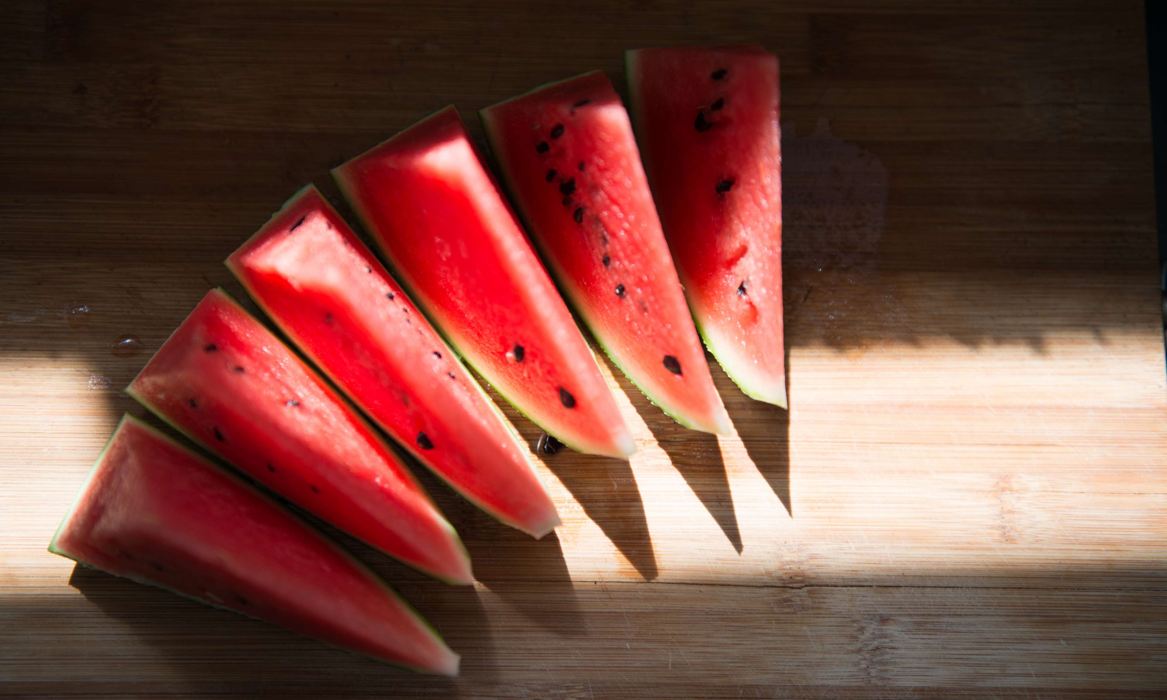 red, summer, sunshine, watermelon 4k wallpaper