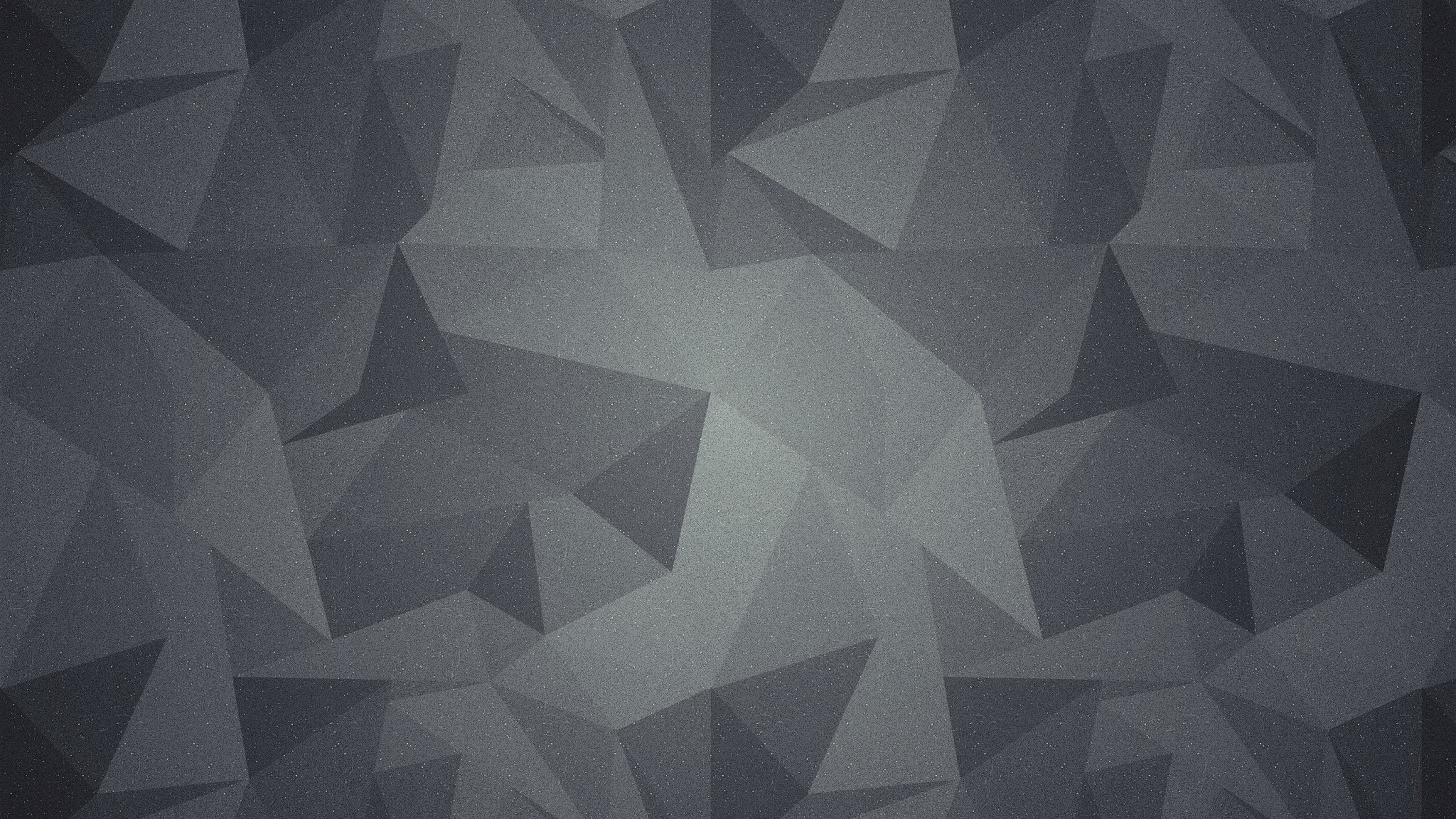Abstract Polygon Dark Bw Pattern Wallpaper