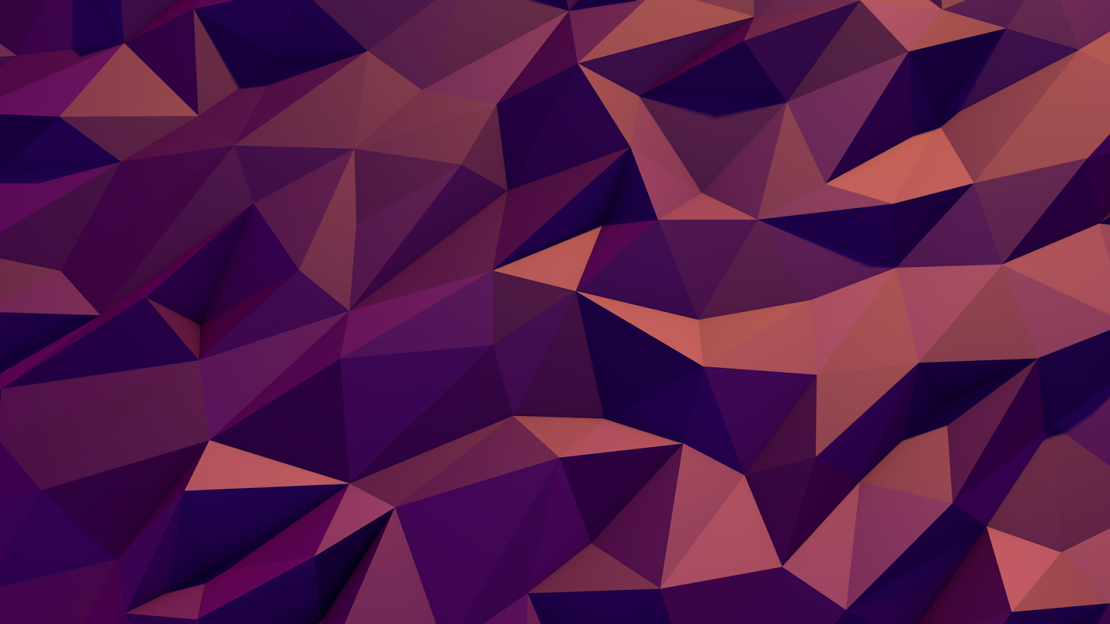 Dark Purple Low Poly HD Wallpaper