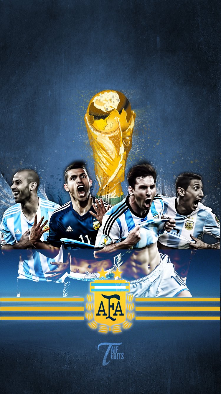TAIFEDITS Wallpaper - #Messi #DiMaria #VamosArgentina #Arg #FifaWorldCup18