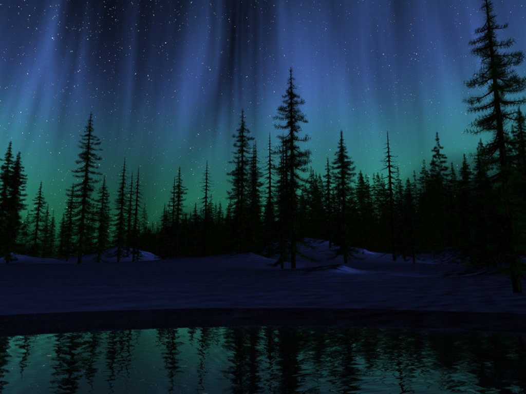 Northern Lights Desktop Background