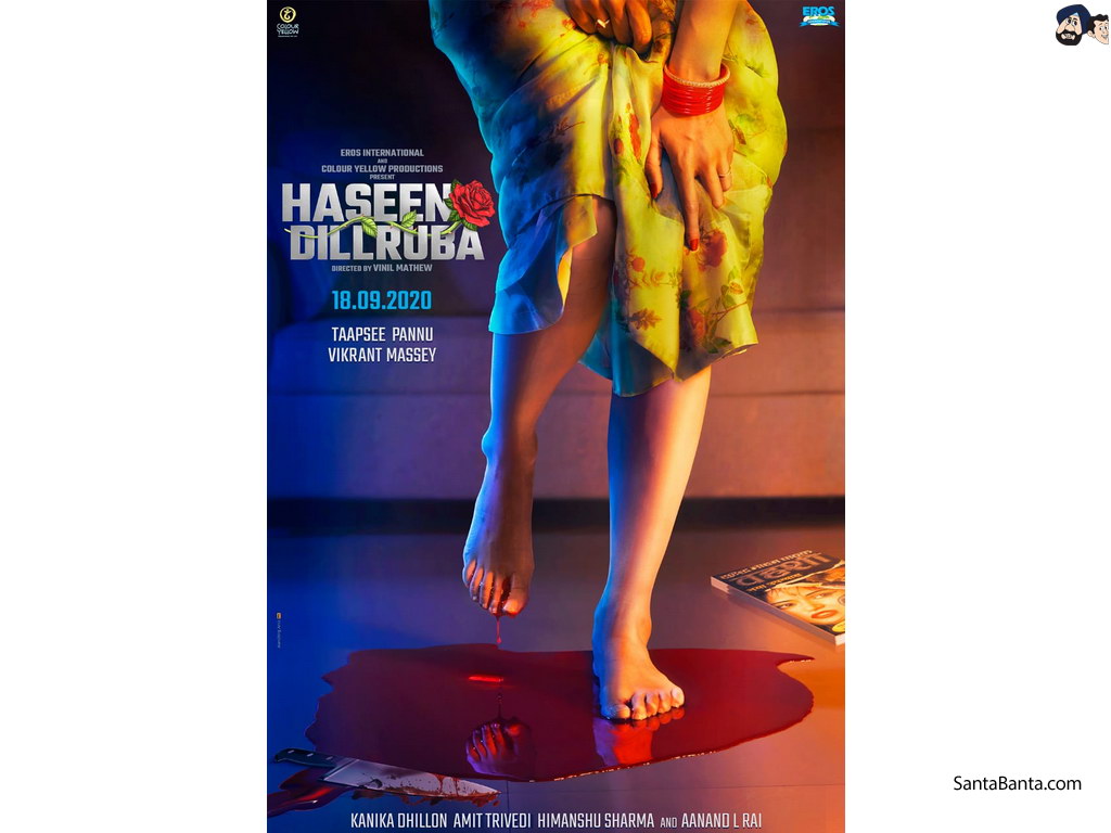 Taapsee Pannu and Vikrant Massey`s thriller film `Haseen Dillruba` (Releasing September 10th 2020)