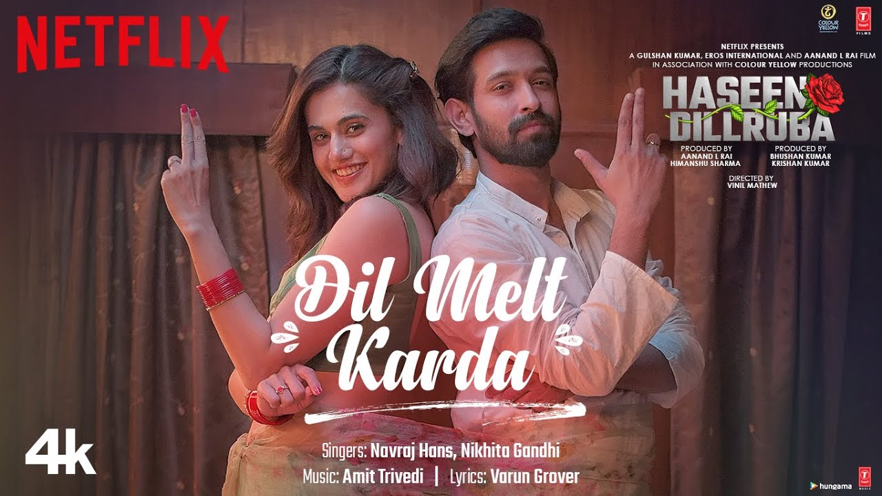 Haseen Dillruba song Dil Melt Karda: Taapsee Pannu and Vikrant Massey exchange stolen glances