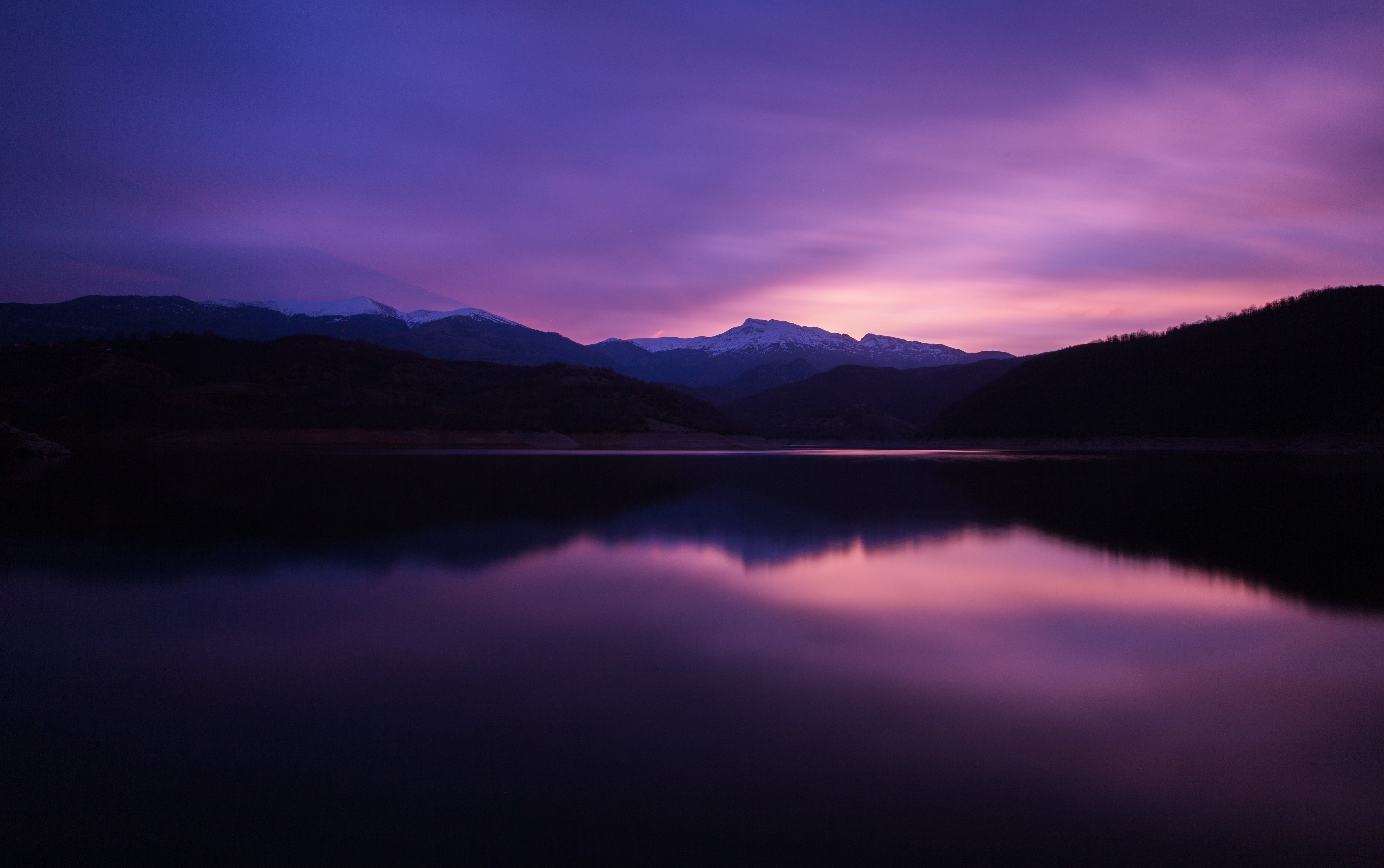Mountain Lake Night Reflection 5k, HD Nature, 4k Wallpaper, Image, Background, Photo and Picture