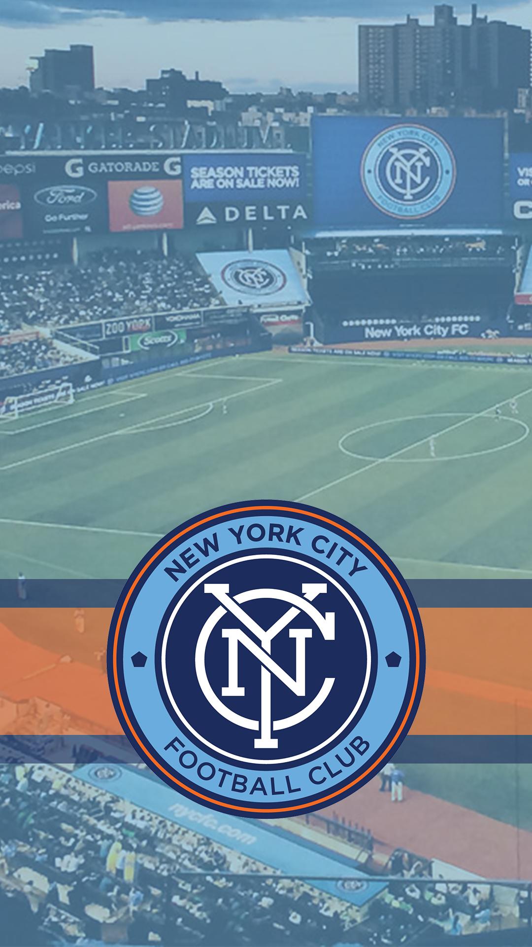 Inspired By A Post Over At R Baseball, I Made A Few NYCFC Phone Wallpaper